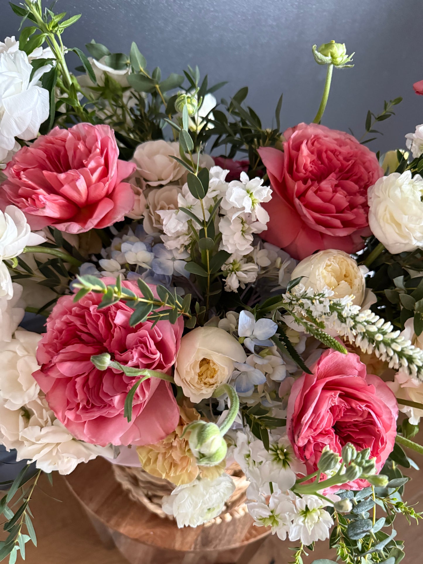 Blush & Bloom Basket