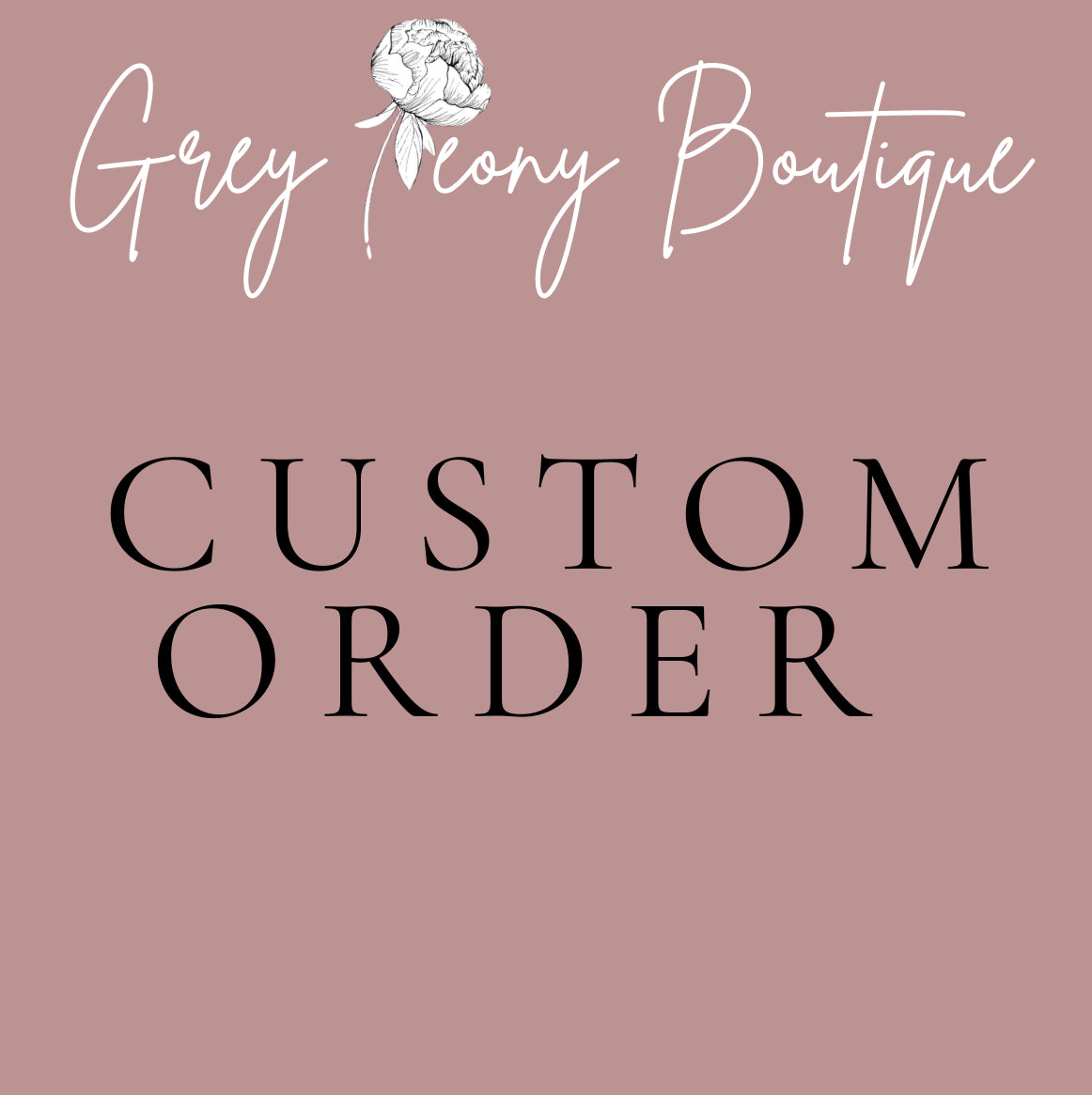 Flowers for preservation - Kiara Custom order