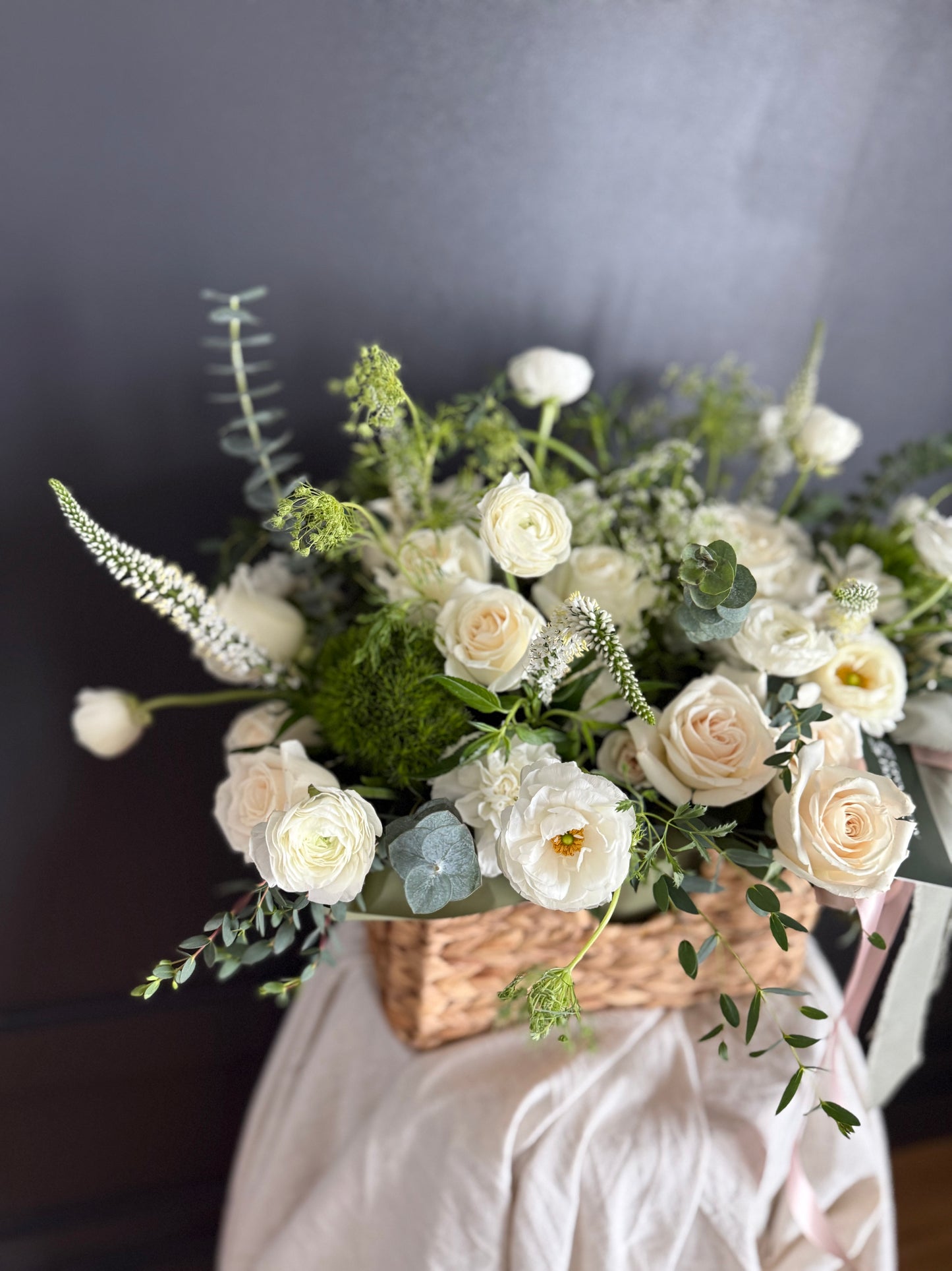 Ivory & Sage Basket