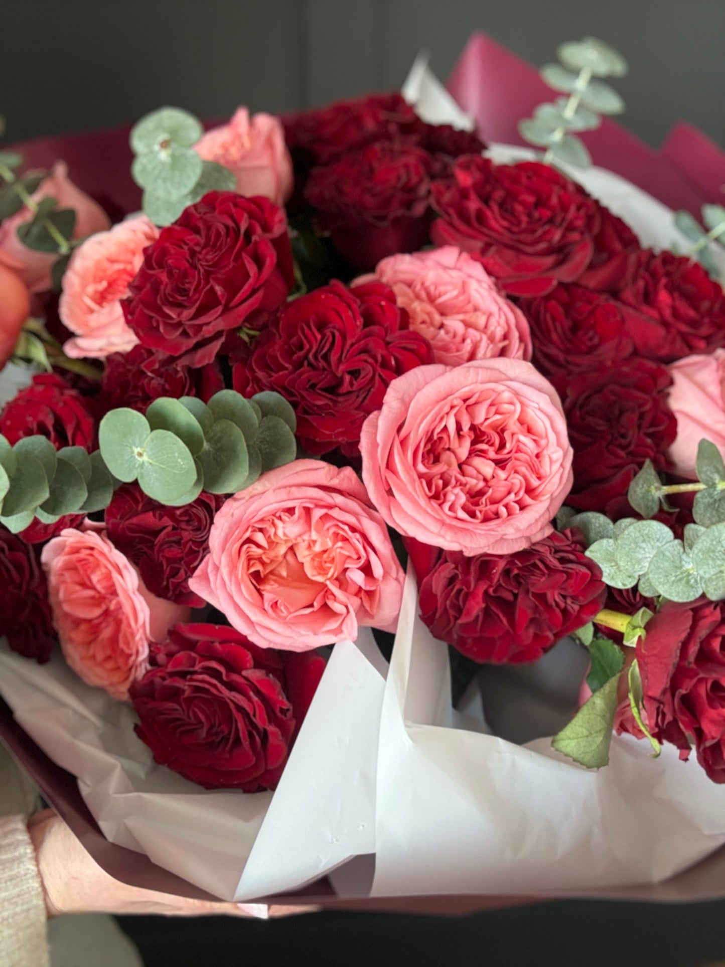 Velour Rouge Bouquet – Fresh Flower Bouquet