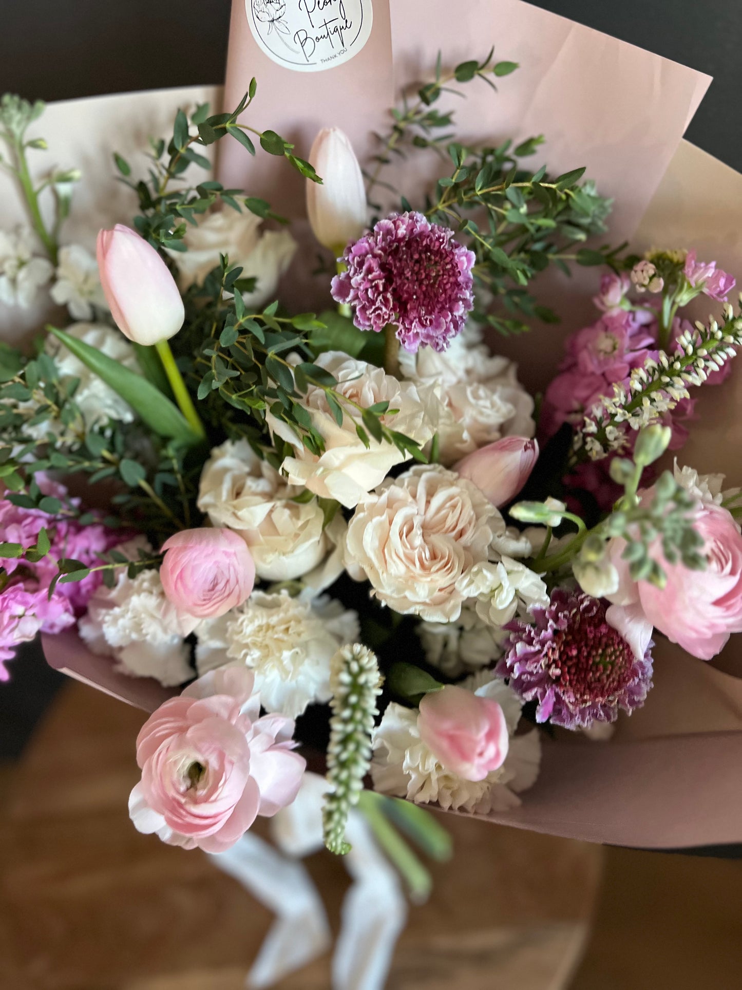 Fresh Flower Bouquets: Pretty in Pink