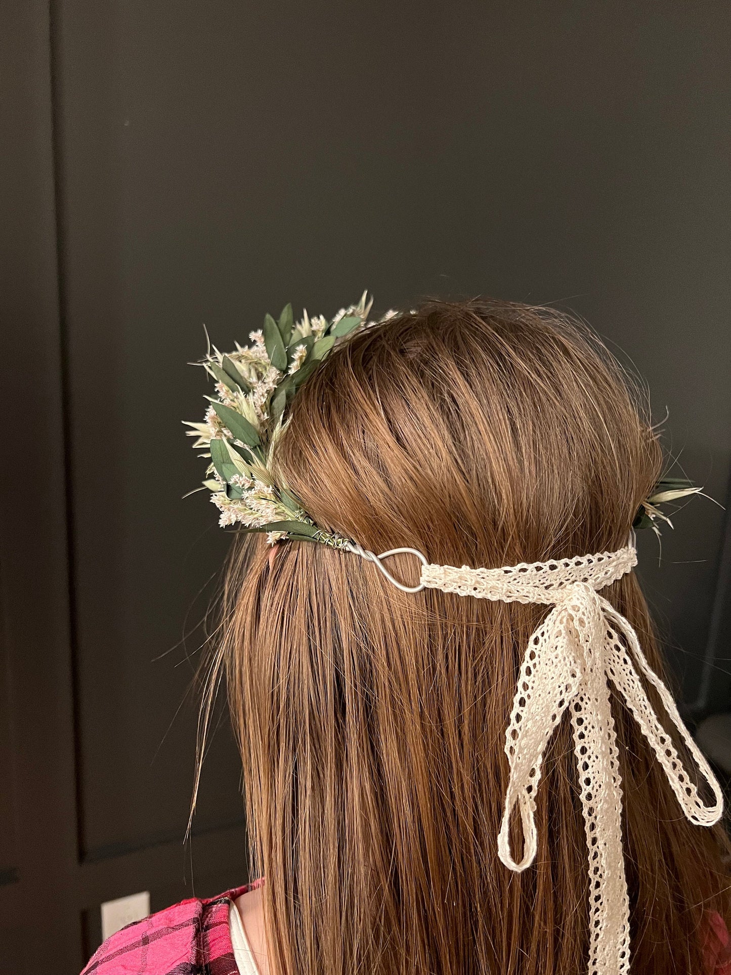 Mini Hair Comb, White, Green, Hair Pins, Dried flowers, Preserved, Floral, Hair Accessories, Wedding Accessory, Simple, Winter, Prom, Bridal