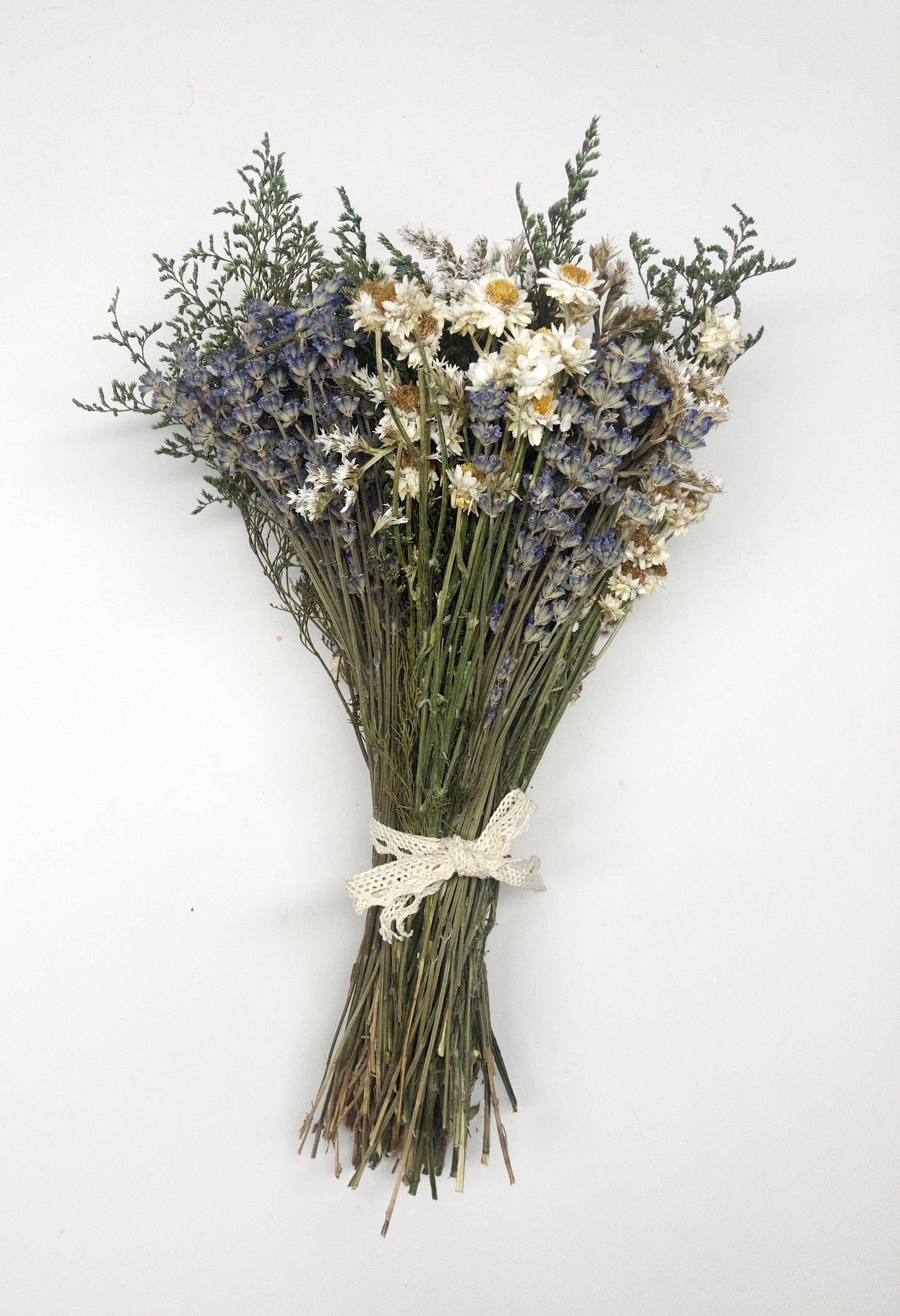Wedding Bouquet, Fall Decor, Throw bouquet, Lavender, Ammobium, Green Caspia, German Statice, House Decoration, Dried Flowers, Natural