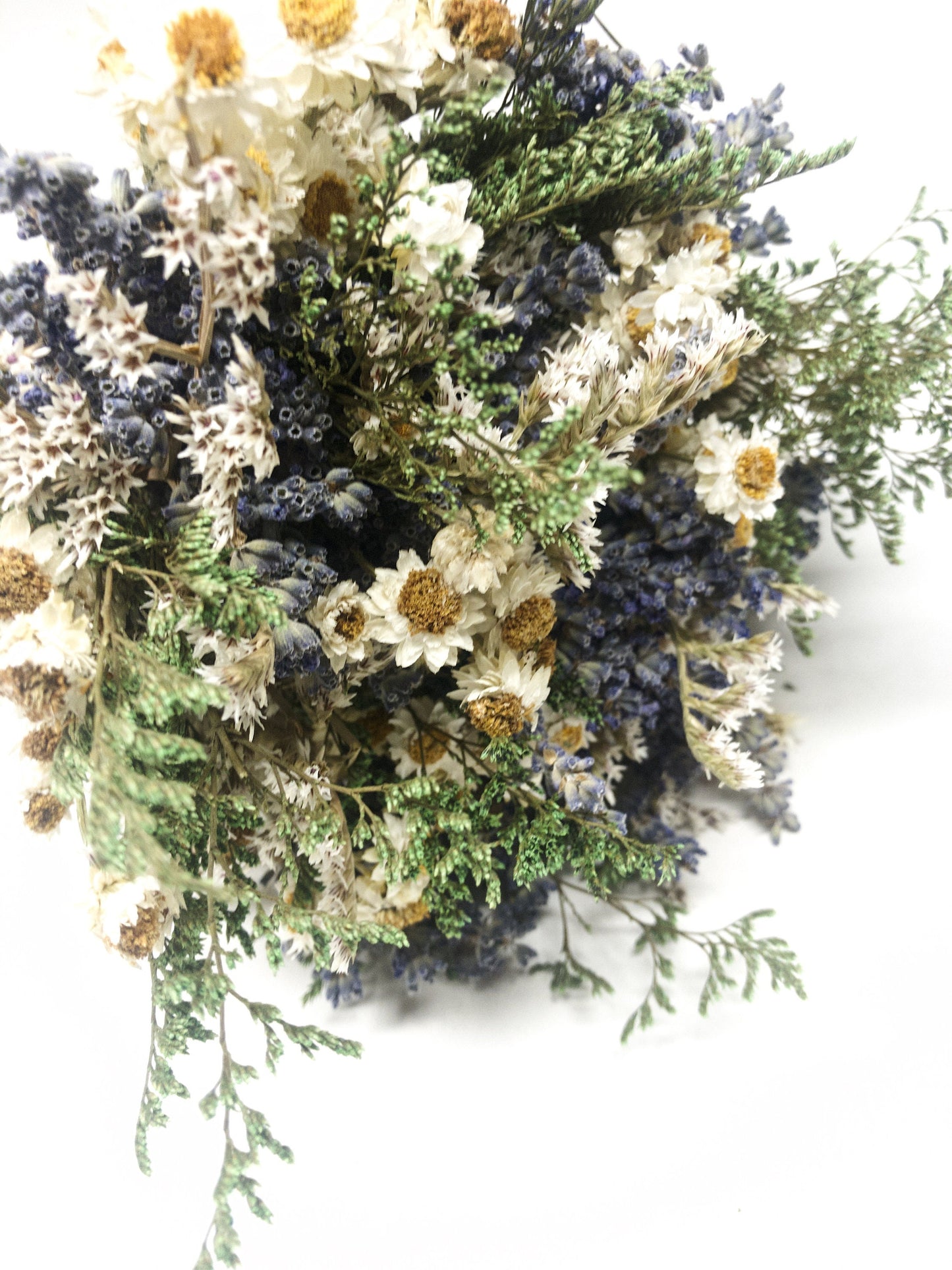 Wedding Bouquet, Fall Decor, Throw bouquet, Lavender, Ammobium, Green Caspia, German Statice, House Decoration, Dried Flowers, Natural
