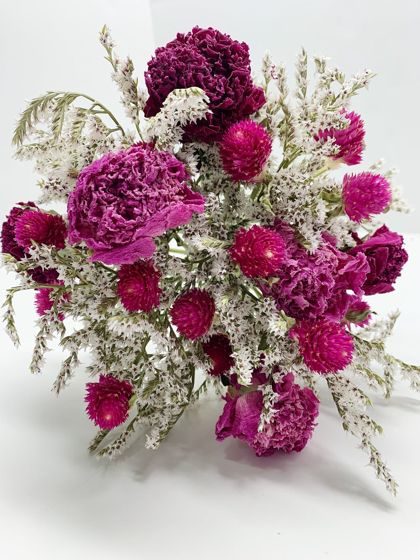 Valentine Bouquet, Natural Flowers, Wedding Boquet, Colorful, Light, Gentle, Wedding, bridal, pink, white, peonies, statice