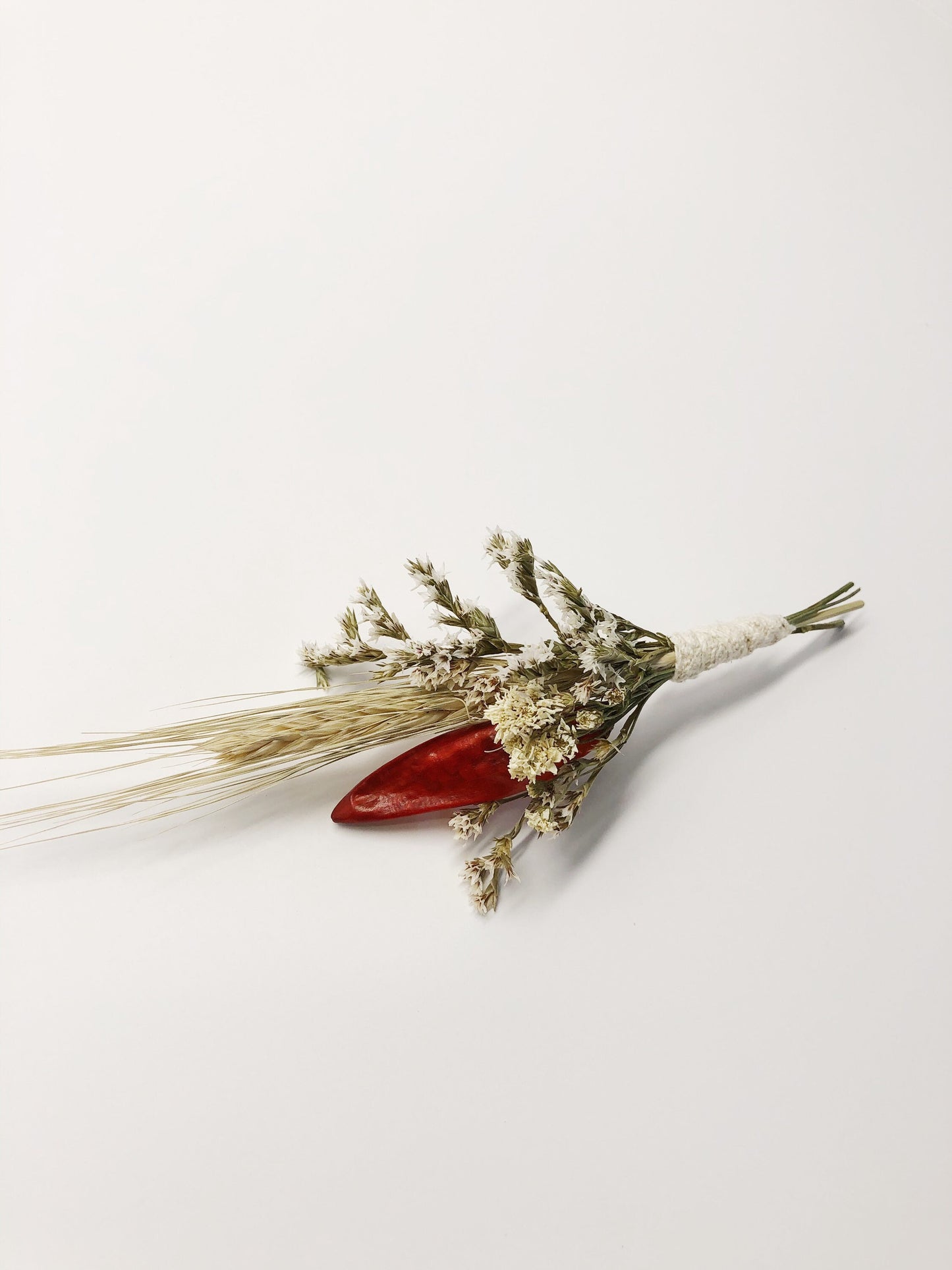 Fall Bouquet, Chili Peppers and Wheat Bouquet, Dried flower, Blonde Wheat, Chiles, Wedding, Bridal, Fall, Rustic, Country, Summer Home Decor