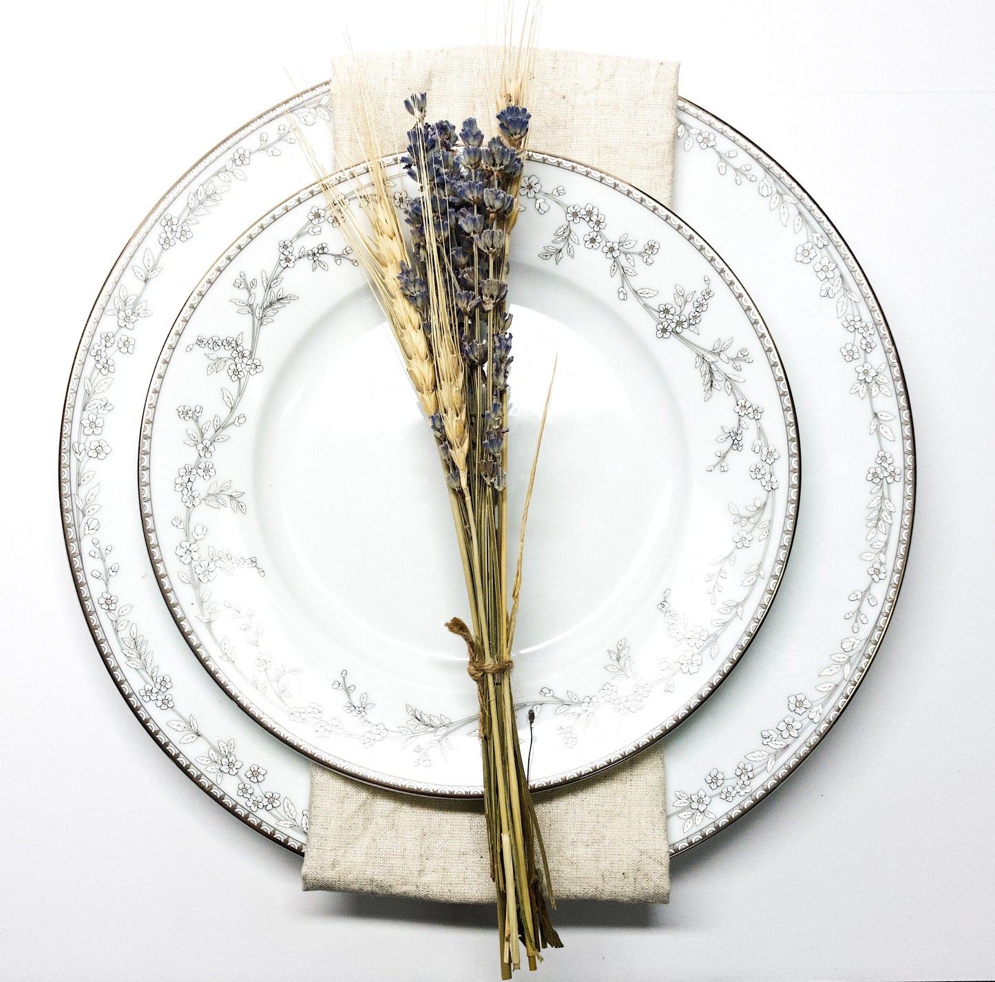 Party Favors, Lavender Bunch, Wedding, Wheat, Dried Flowers, Twine, Party Decor, Bridal, Decoration, Gift, Details, GradeB