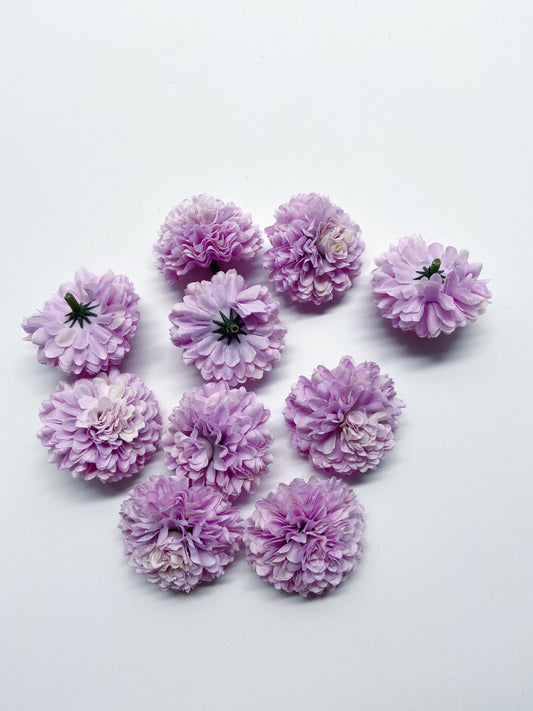 10 Faux Flowers, Fake Flowers, spring color, lavender Flower heads, Flowers, Decoration, Home decor, details, wedding details, Clean, pink