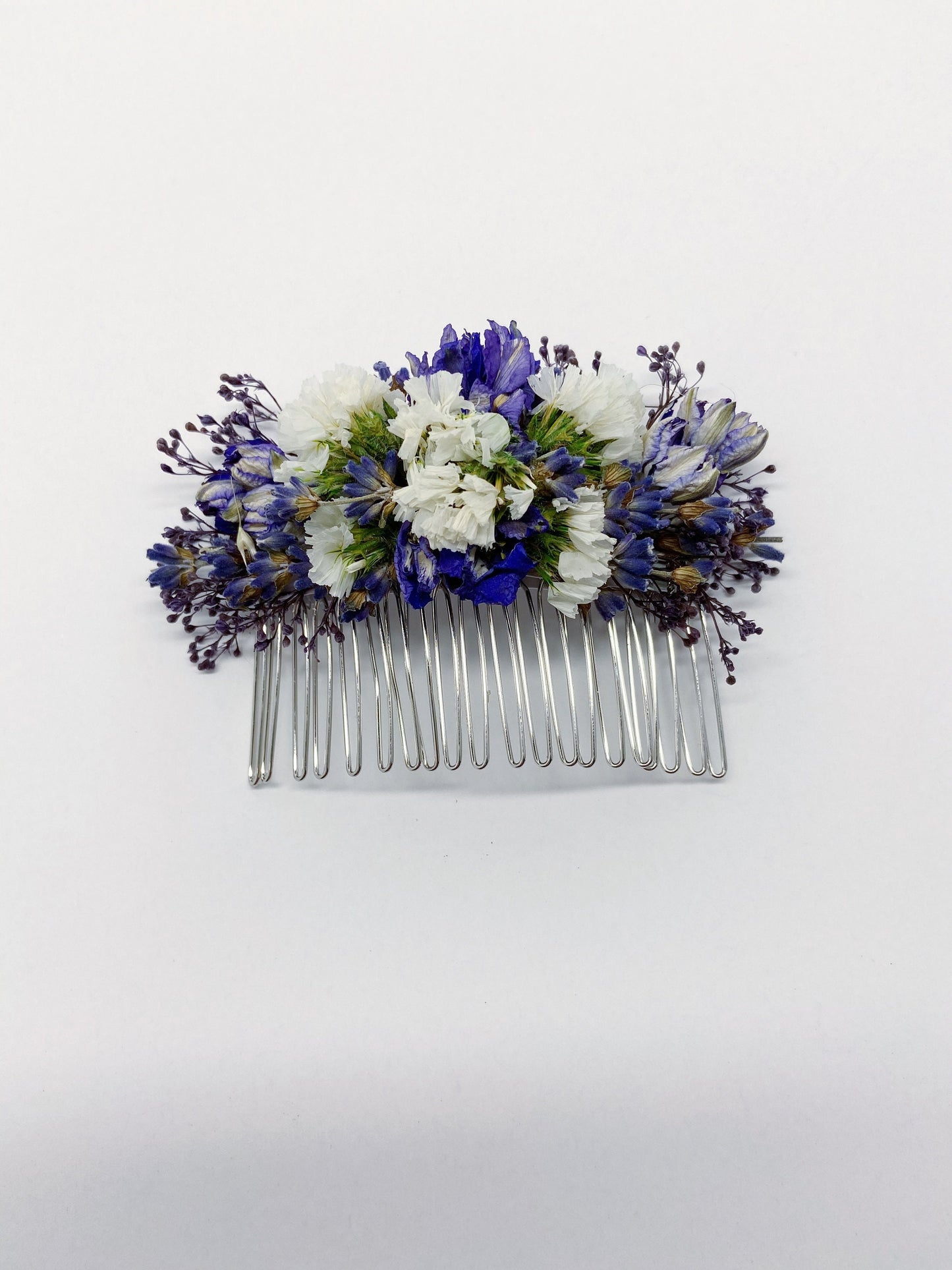 Hair Comb, Dried flowers, preserved flowers, floral comb, hair clip, hair accessories, wedding accessory, simple, wedding corsage, prom