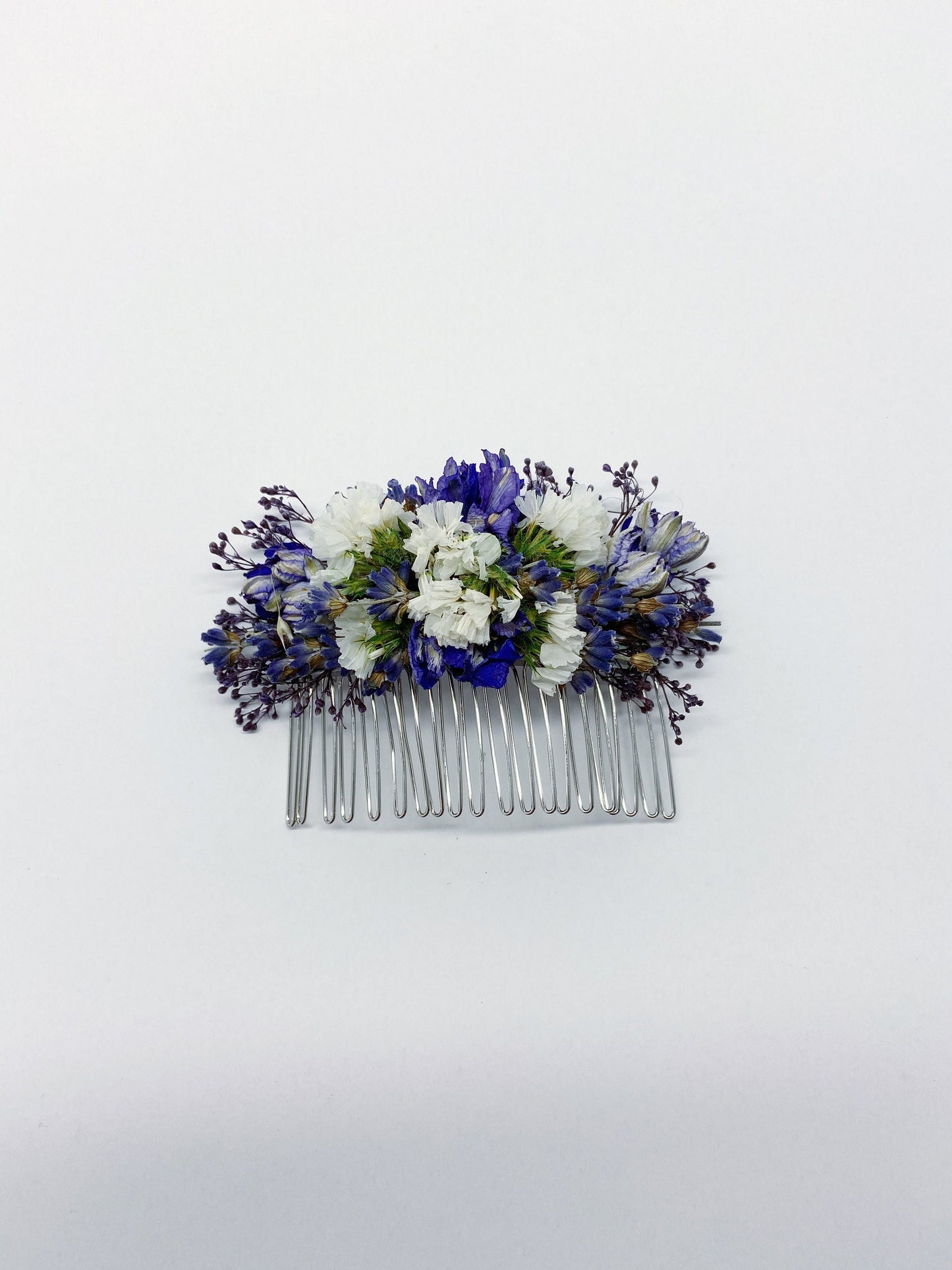 Hair Comb, Dried flowers, preserved flowers, floral comb, hair clip, hair accessories, wedding accessory, simple, wedding corsage, prom