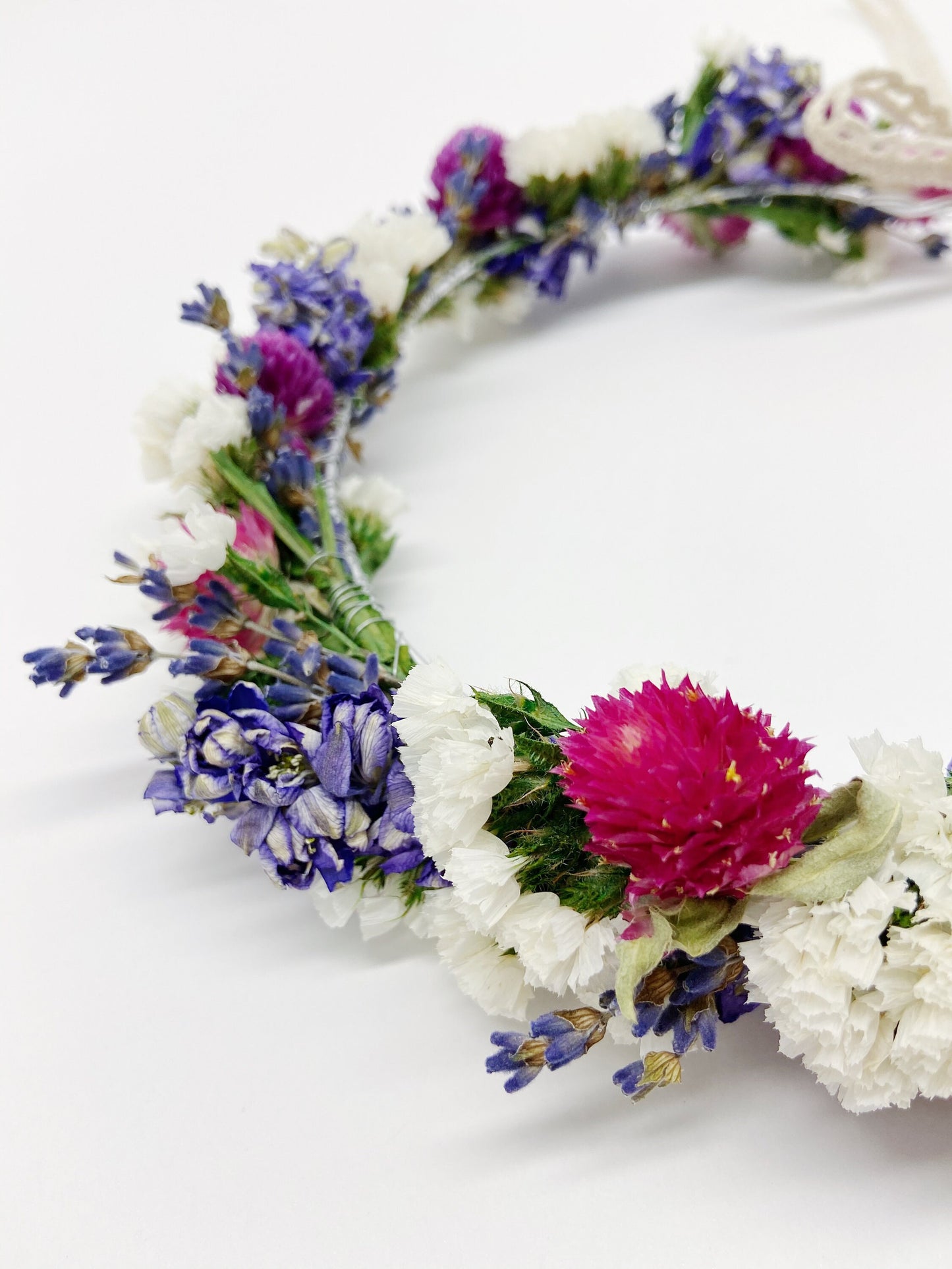 Wedding Head Wreath, Crown, Hoop, Wall Wreath, Halo, Boho, Wild Flower, Floral, Dried Flowers, Simple, Rustic, Preserved, Whimsical, Forest