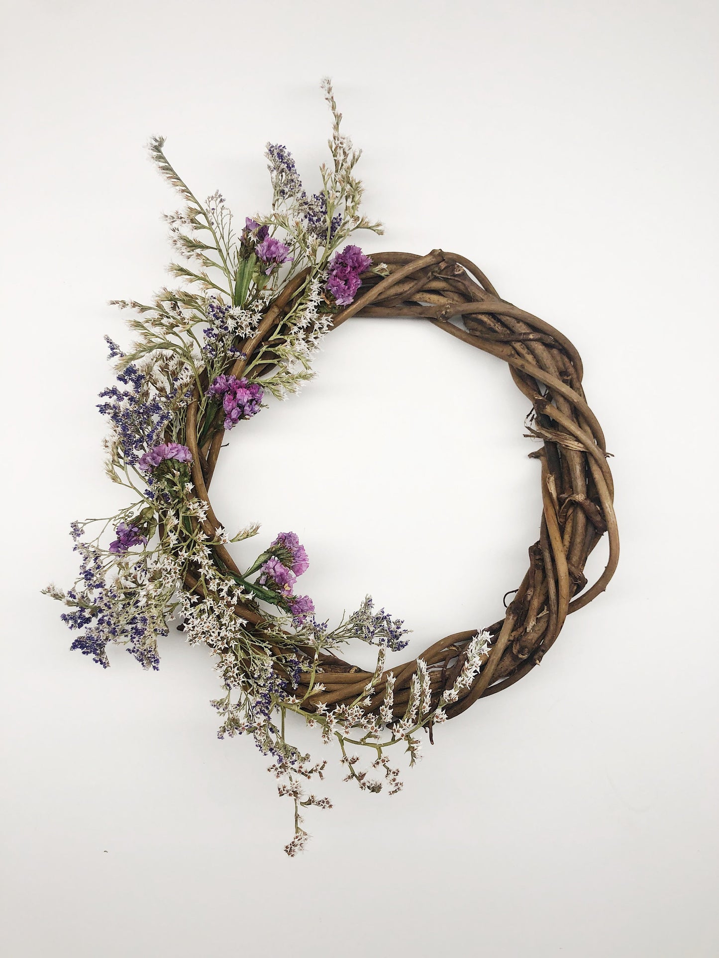 DIY Wreath Kit, Project, Dried Flowers, Mothers Day, Preserved Floral, Arts and Crafts, Grapevine, House decor, Spring, Gift Idea, Christmas