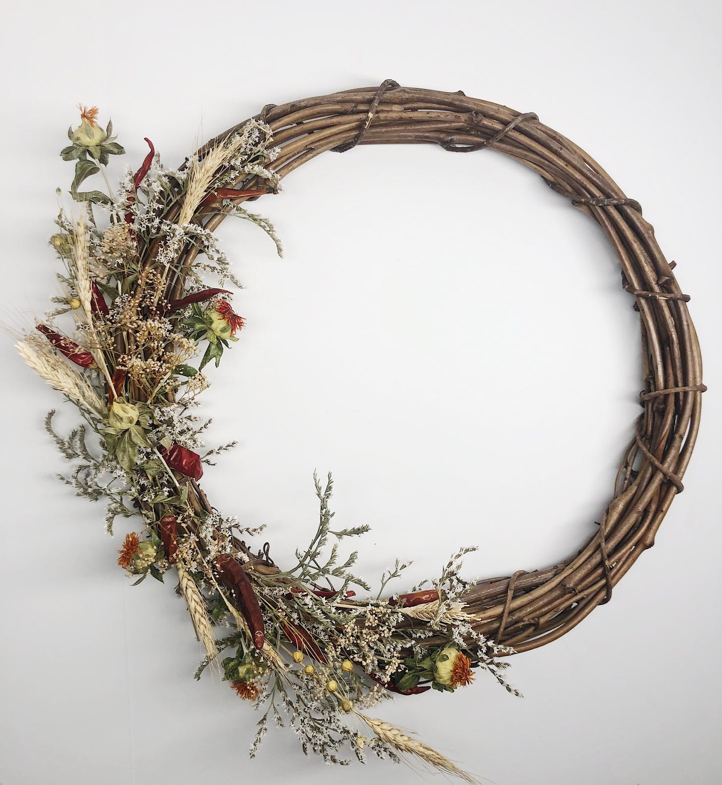 DIY Wreath Kit, Project, Dried Flowers, Mothers Day, Preserved Floral, Arts and Crafts, Grapevine, House decor, Spring, Gift Idea, Christmas