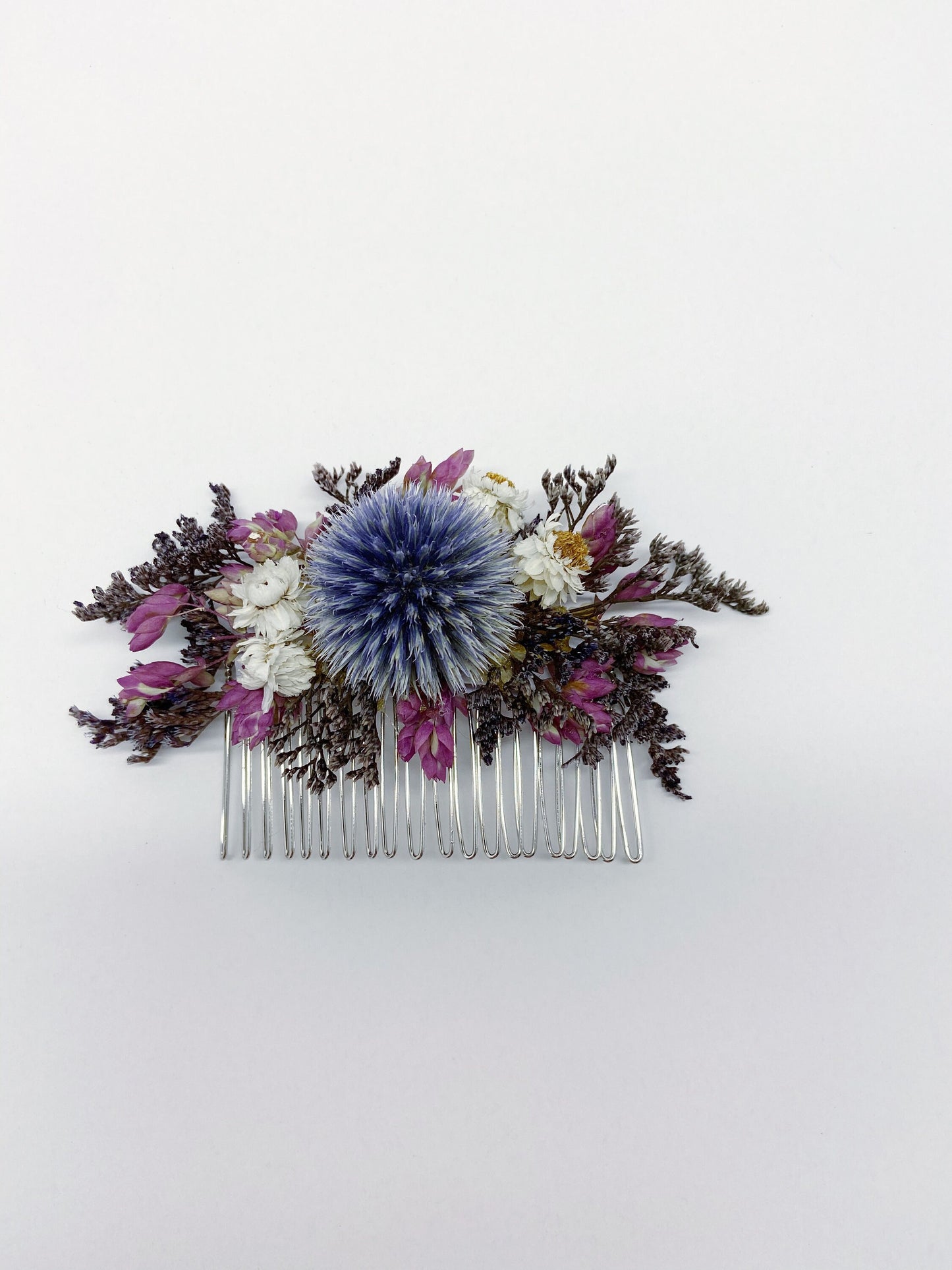 Hair Comb, Dried flowers, preserved flowers, floral comb, hair clip, hair accessories, wedding accessory, simple, wedding corsage, prom
