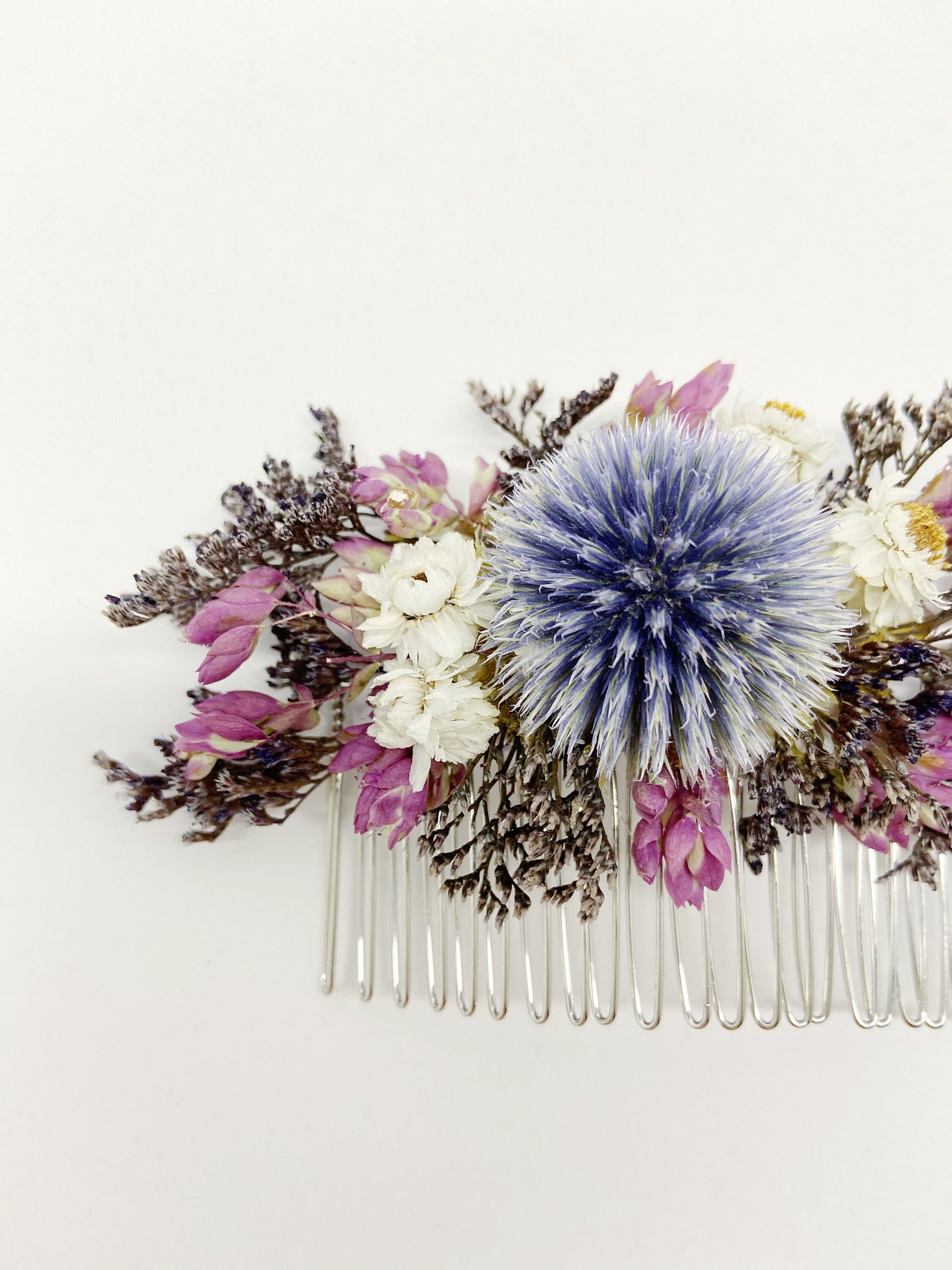 Hair Comb, Dried flowers, preserved flowers, floral comb, hair clip, hair accessories, wedding accessory, simple, wedding corsage, prom