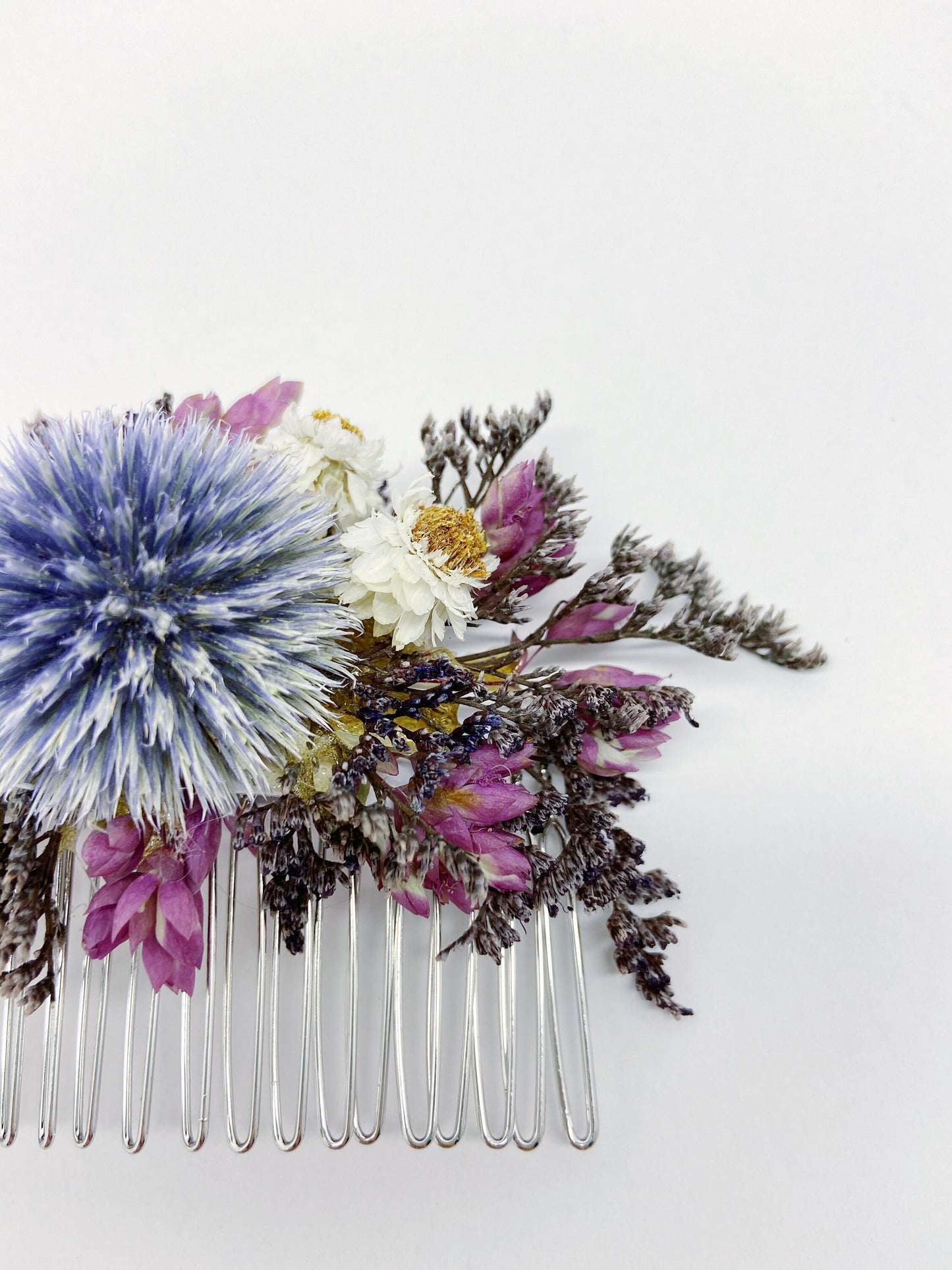 Hair Comb, Dried flowers, preserved flowers, floral comb, hair clip, hair accessories, wedding accessory, simple, wedding corsage, prom