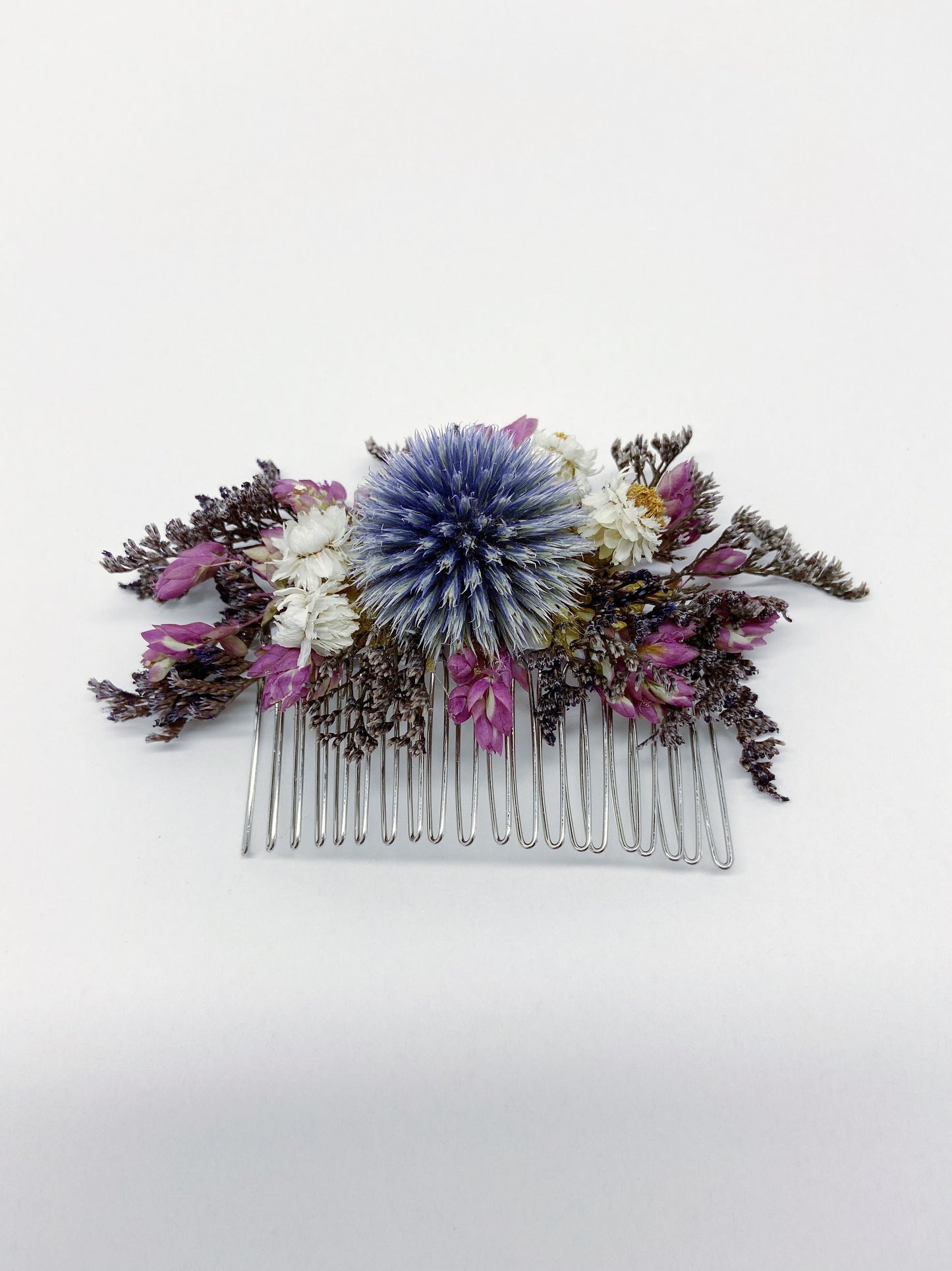 Hair Comb, Dried flowers, preserved flowers, floral comb, hair clip, hair accessories, wedding accessory, simple, wedding corsage, prom