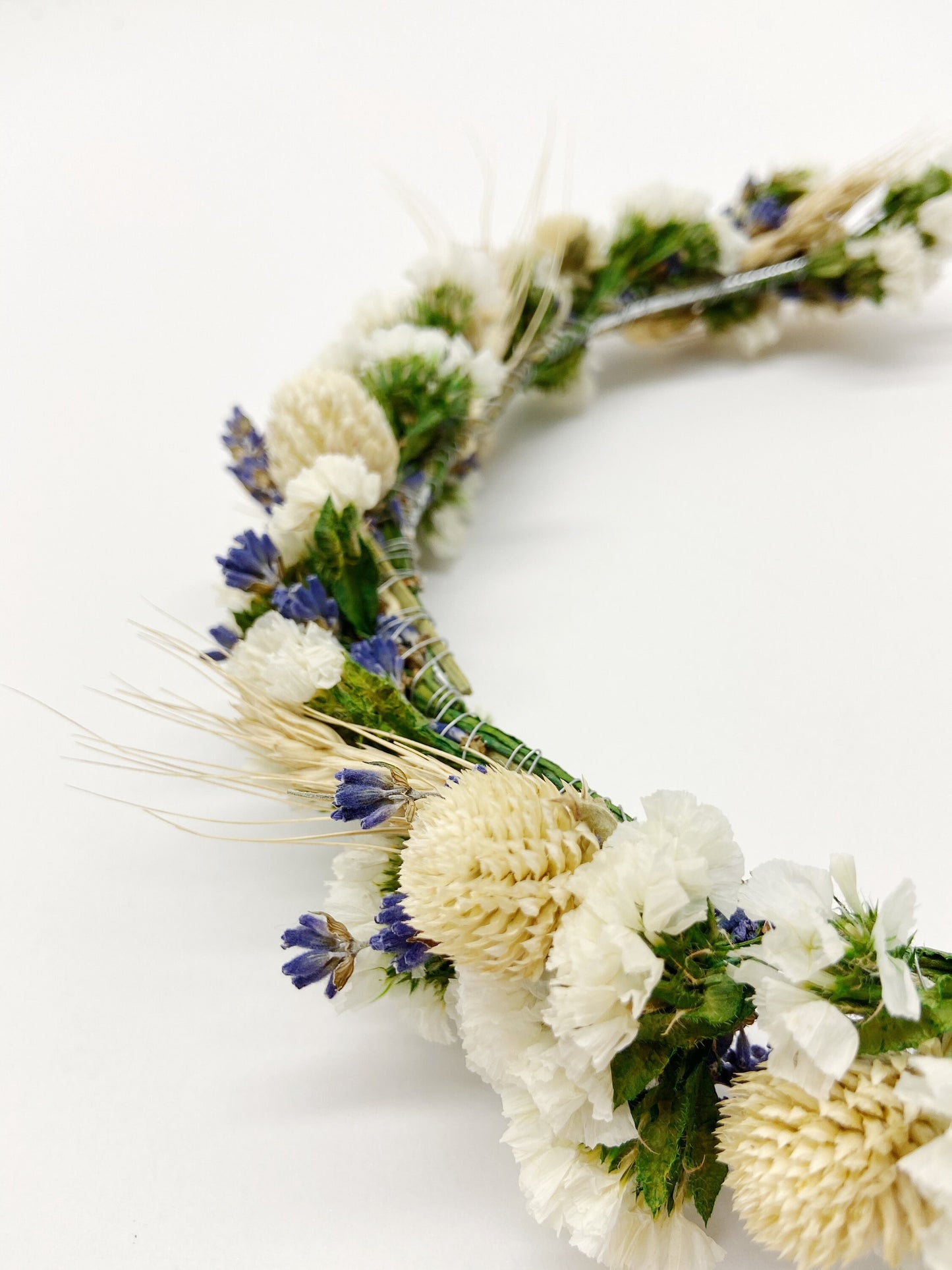 Wedding Head Wreath, Crown, Hoop, Wall Wreath, Halo, Boho, Wild Flower, Floral, Dried Flowers, Simple, Rustic, Preserved, Whimsical, Forest
