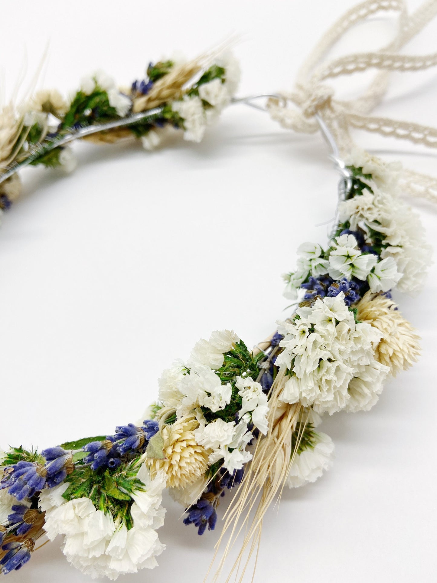 Wedding Head Wreath, Crown, Hoop, Wall Wreath, Halo, Boho, Wild Flower, Floral, Dried Flowers, Simple, Rustic, Preserved, Whimsical, Forest