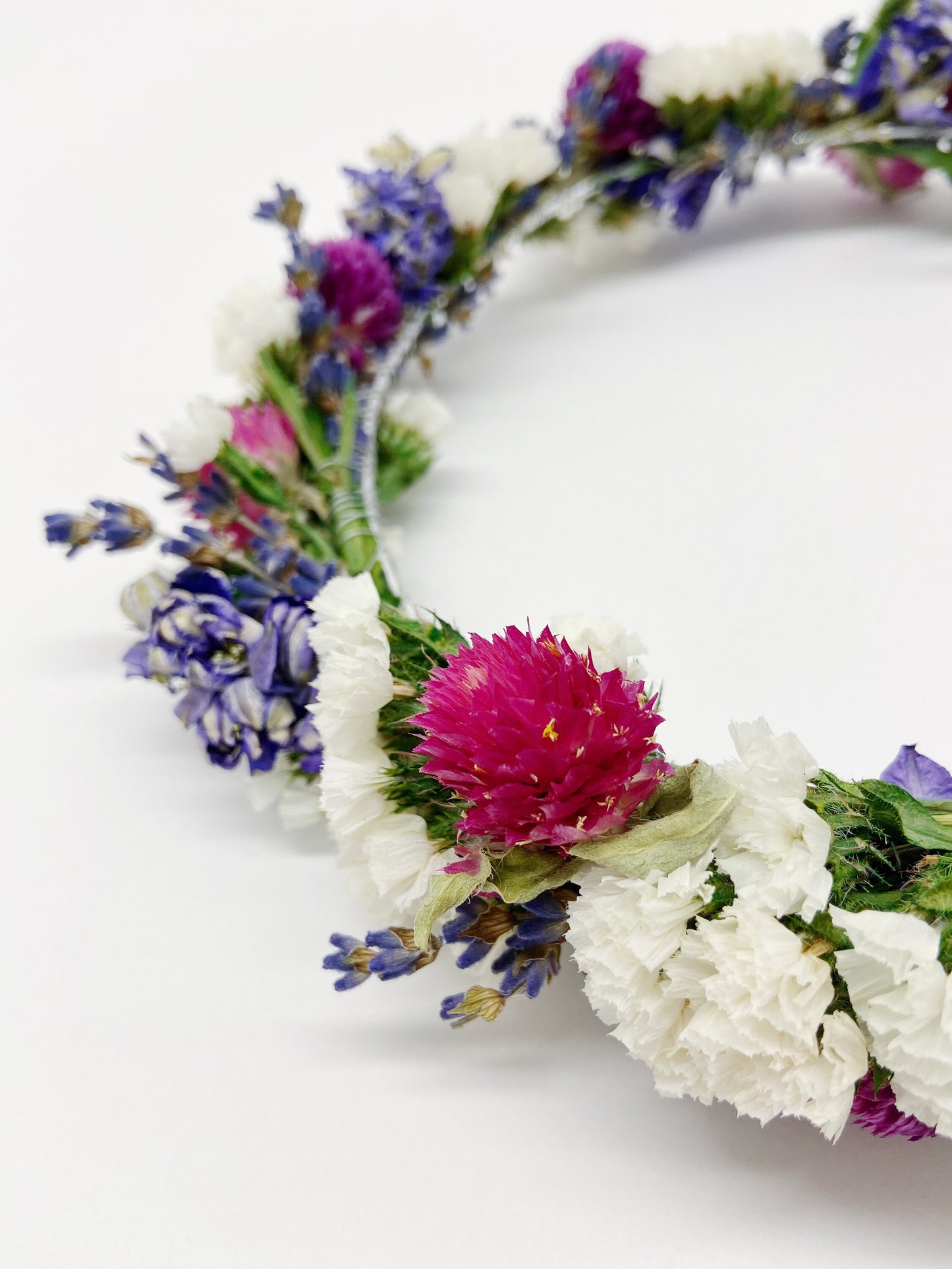 Wedding Head Wreath, Crown, Hoop, Wall Wreath, Halo, Boho, Wild Flower, Floral, Dried Flowers, Simple, Rustic, Preserved, Whimsical, Forest