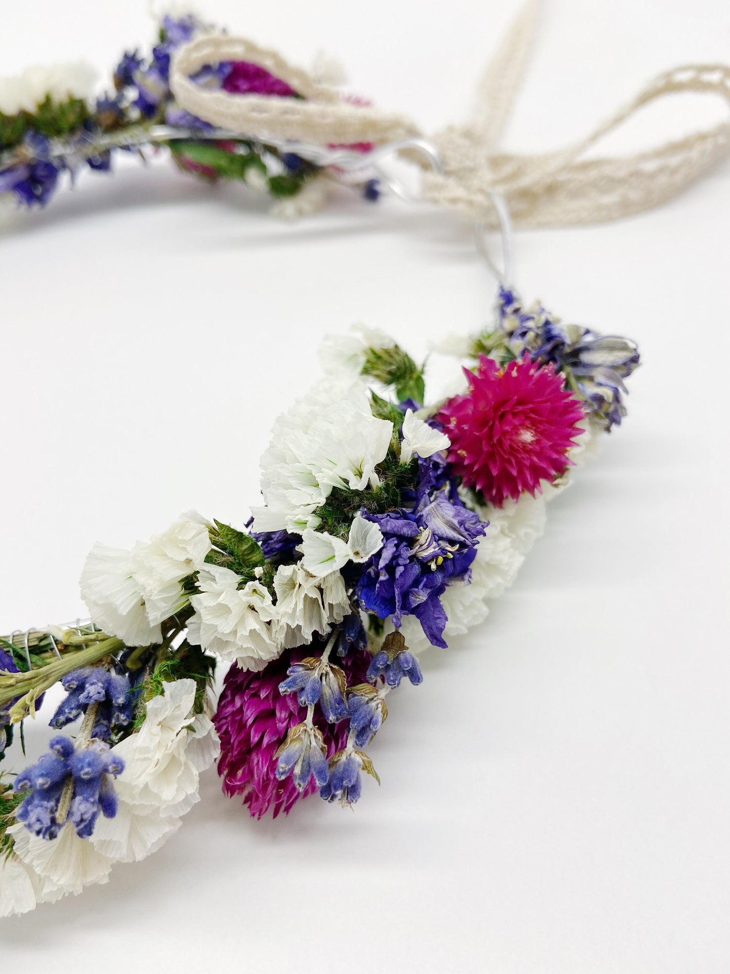 Wedding Head Wreath, Crown, Hoop, Wall Wreath, Halo, Boho, Wild Flower, Floral, Dried Flowers, Simple, Rustic, Preserved, Whimsical, Forest
