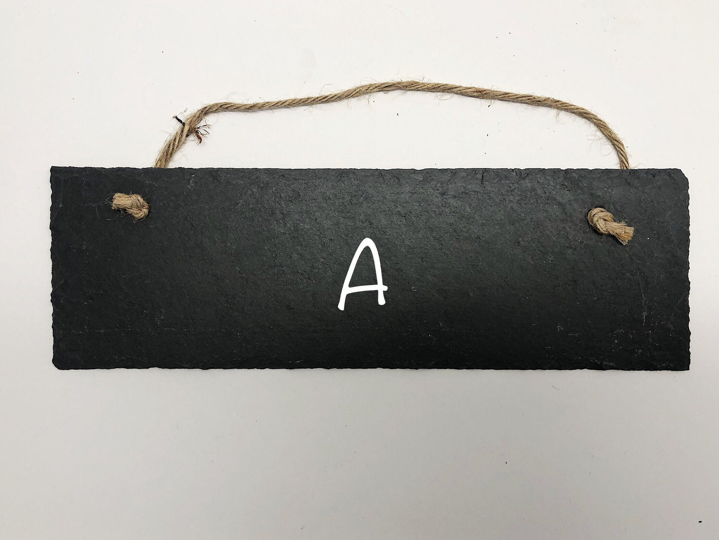 Slate hanger, Blank, Chalk, Rectangle, Custom Writing, DIY, Wreath Add on, Wall Decor, Welcome Sign, Front Door, Twine Hanger