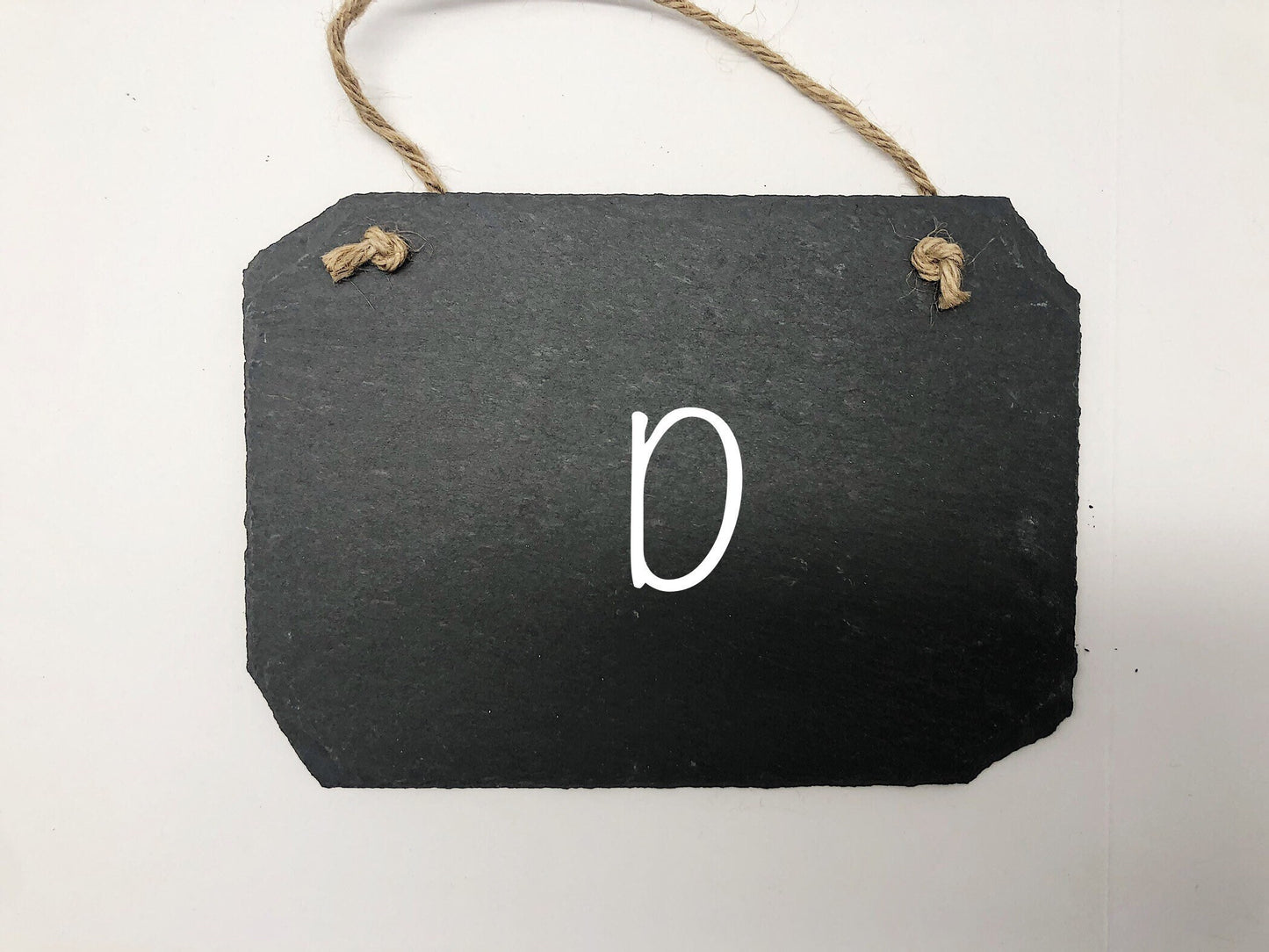 Slate hanger, Blank, Chalk, Rectangle, Custom Writing, DIY, Wreath Add on, Wall Decor, Welcome Sign, Front Door, Twine Hanger