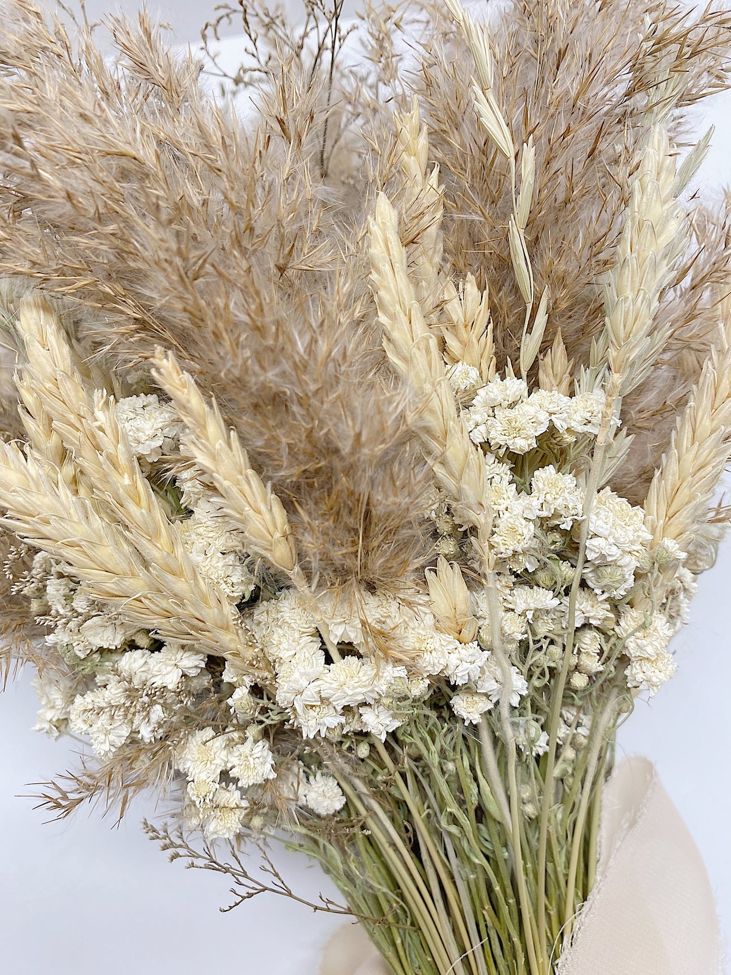 Wedding Bouquet, Dried Flowers, Pampas-grass, Peonies, Floral, Wheat, Fall, Bridal, Preserved, House Decoration, Caspia, Simply Beautiful