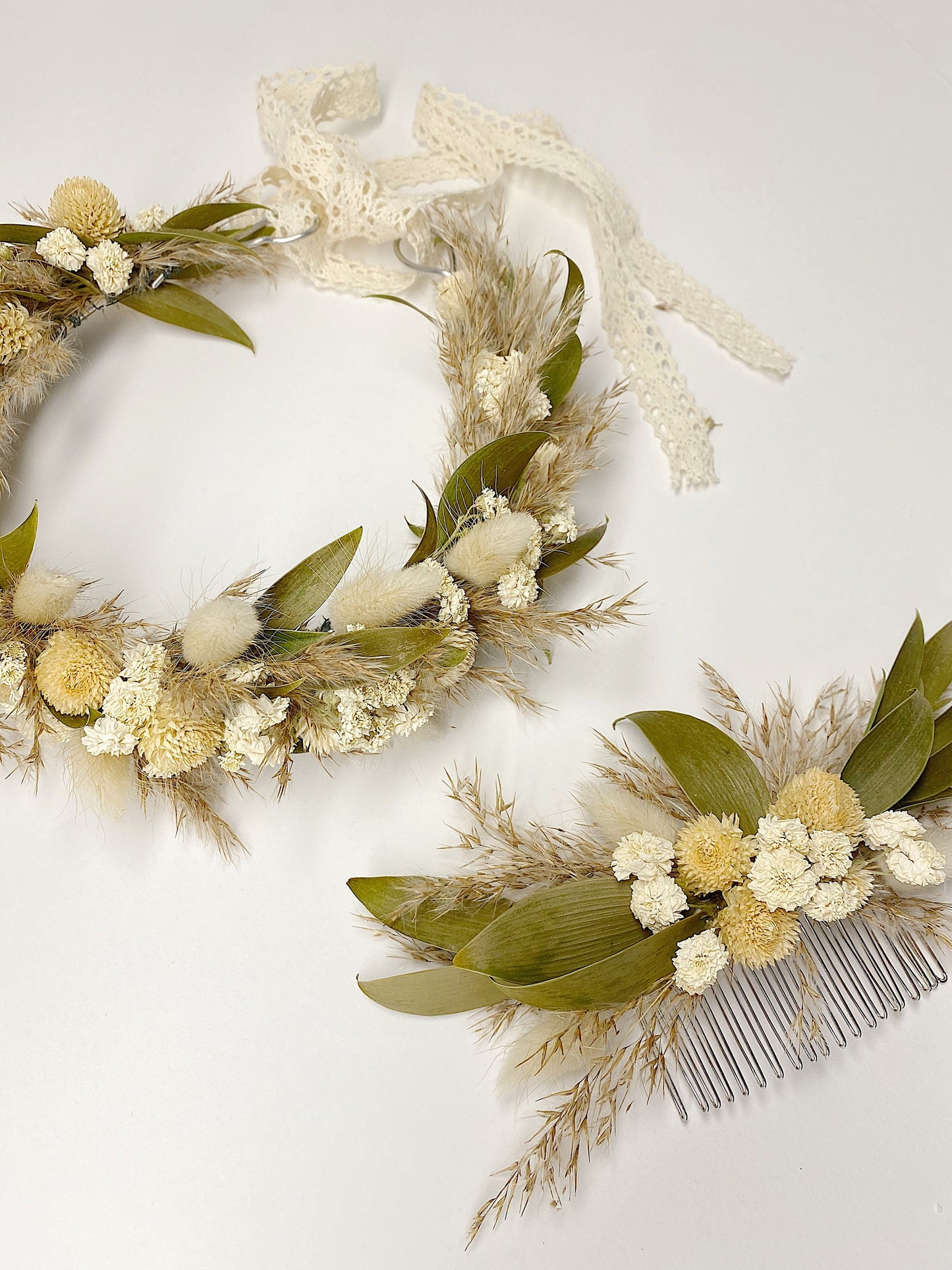 Nude Wedding Bouquet, Pampas grass, Eucalyptus, Cream, Bridal, Cotton, Peonies, Preserved Flowers, Dried Flowers, Summer, Modern Bunny Tails
