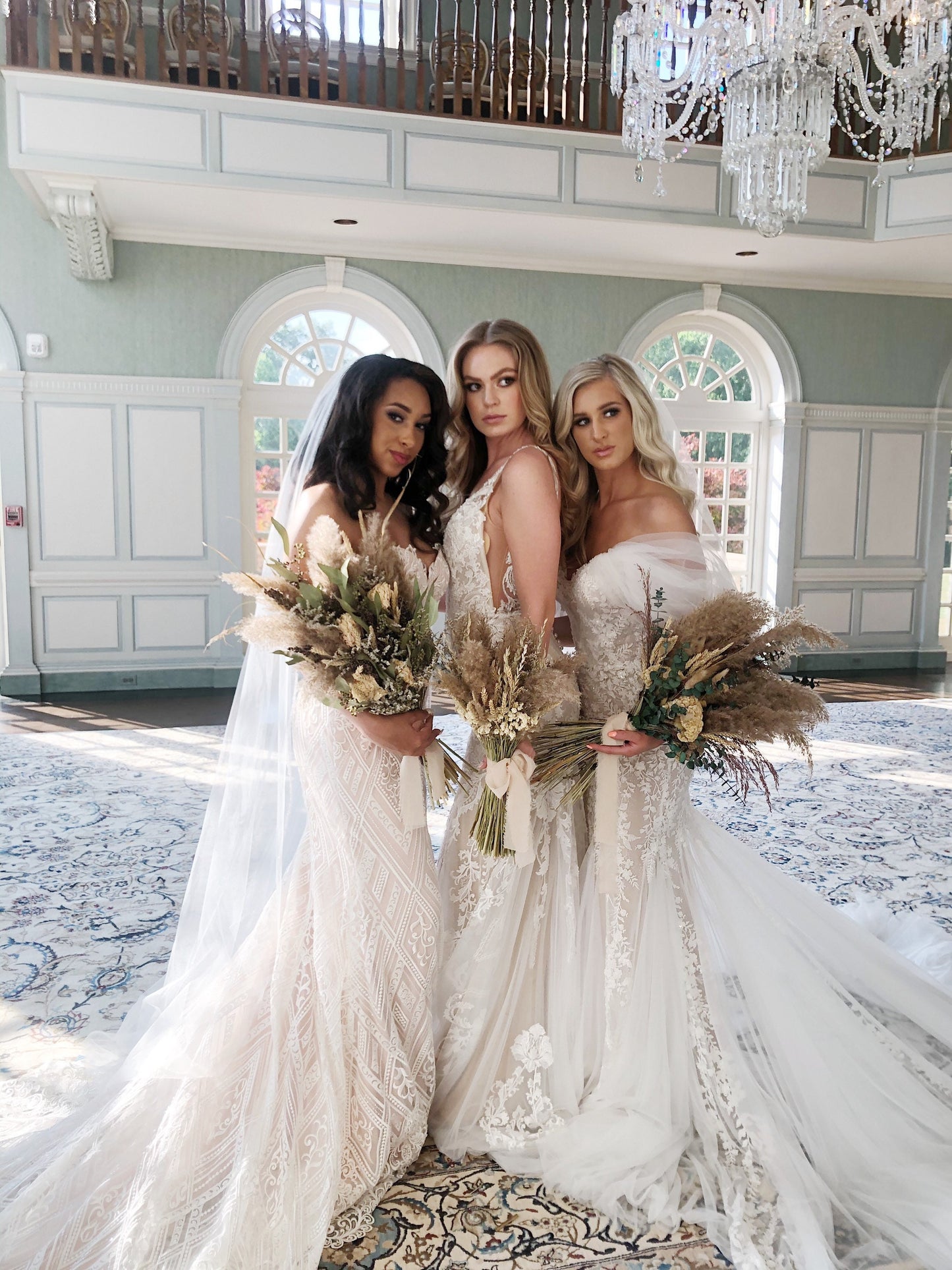 Boho Pampas Grass Wedding Bouquet, Cream, Summer, Beige Preserved Flowers, Coxcomb, Pink, Ribbon, Eucalyptus, Dried, Natural, Bunny Tails