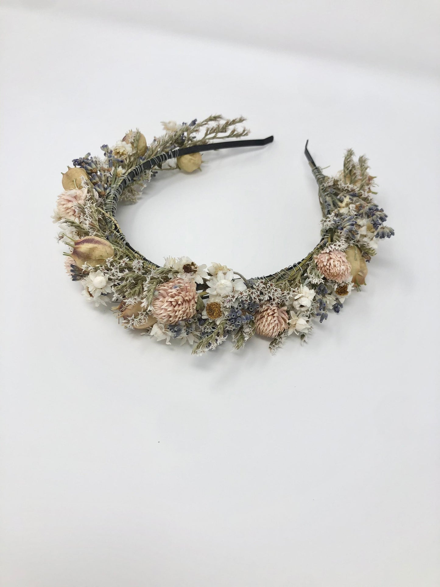 Handcrafted Dried Flower Hair Comb & Pins – Preserved Floral Wedding Accessories for Bridal, Prom, and Special Events