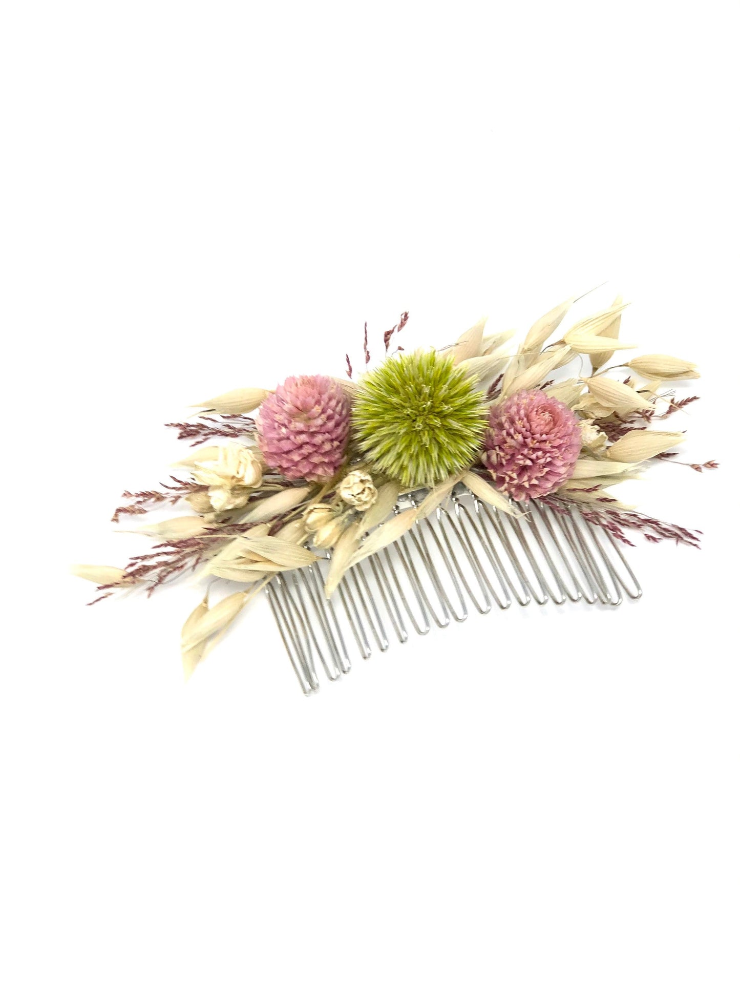 Hair Comb, Dried flowers, preserved flowers, floral comb, hair clip, hair accessories, wedding accessory, simple, wedding corsage, prom