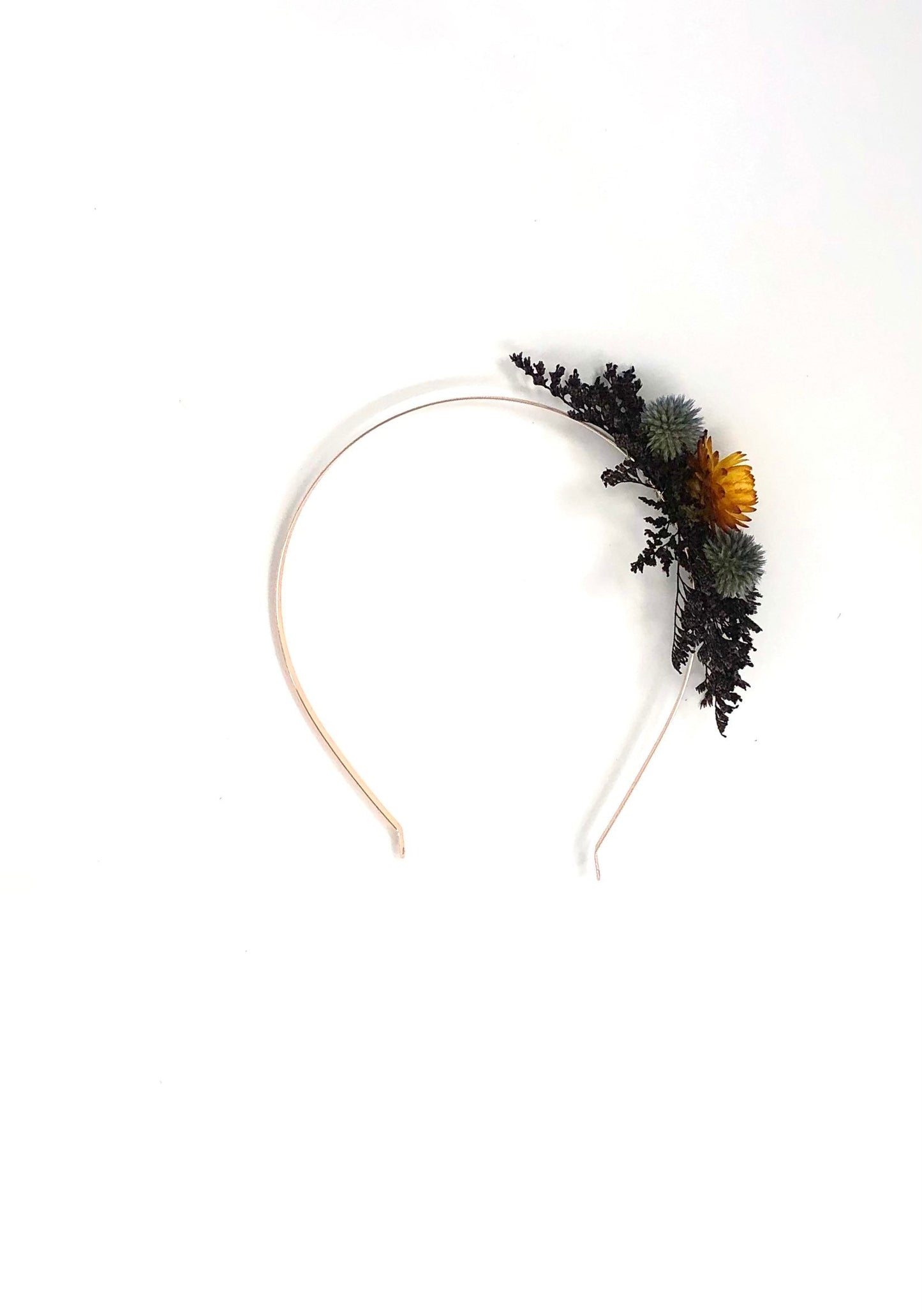 Hair Comb, Orange Dried Flowers, Preserved Flowers, Floral Comb, Hair Clip, Hair Accessories, Wedding Accessory, Simple, Wedding Corsage,
