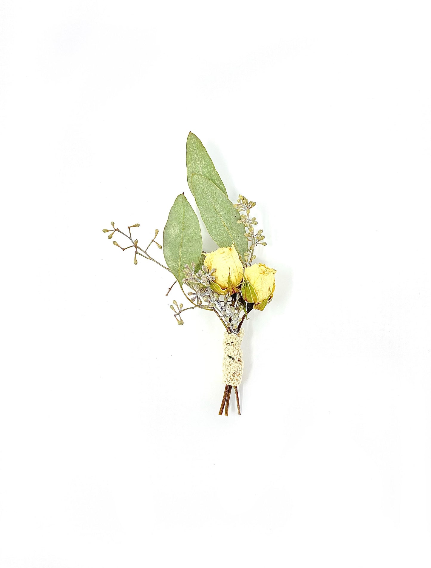 Wedding Boutonniere, Dried Roses, Wedding Accessory, Bridal, Simple, Dried Flowers, Neutral, White and Green, Decor, Dried Boutonneire