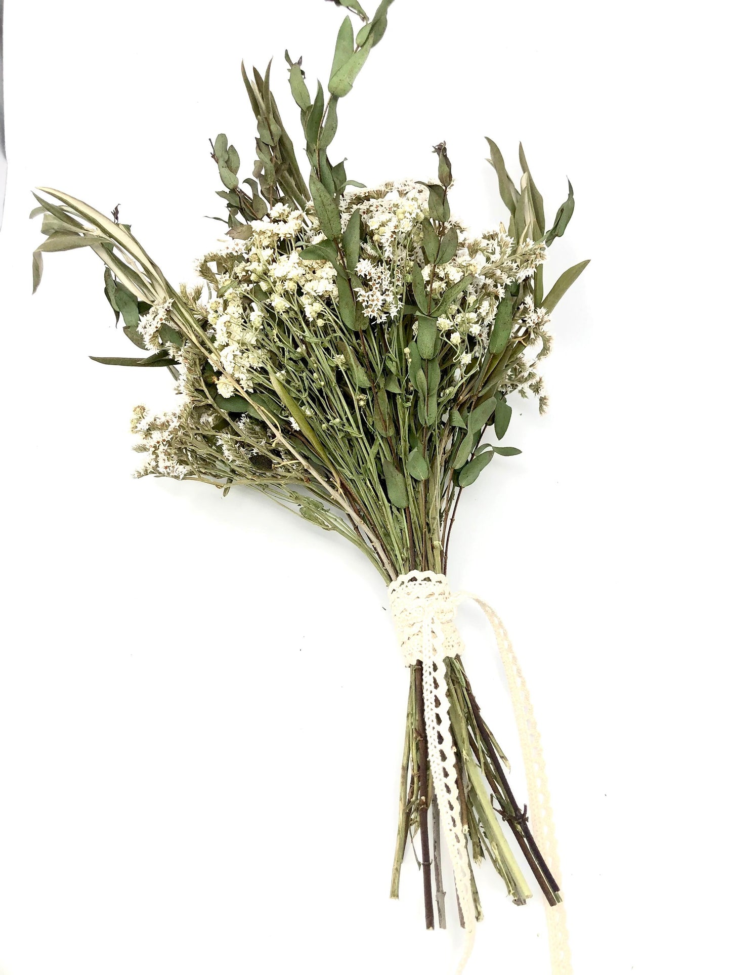 White Green Wedding Bouquet, Tear Drop Eucalyptus, Olive Branches, Fairy, Light, Clean, Earthy, Whimsical, Forest, Decor, Hairpins, Haircomb