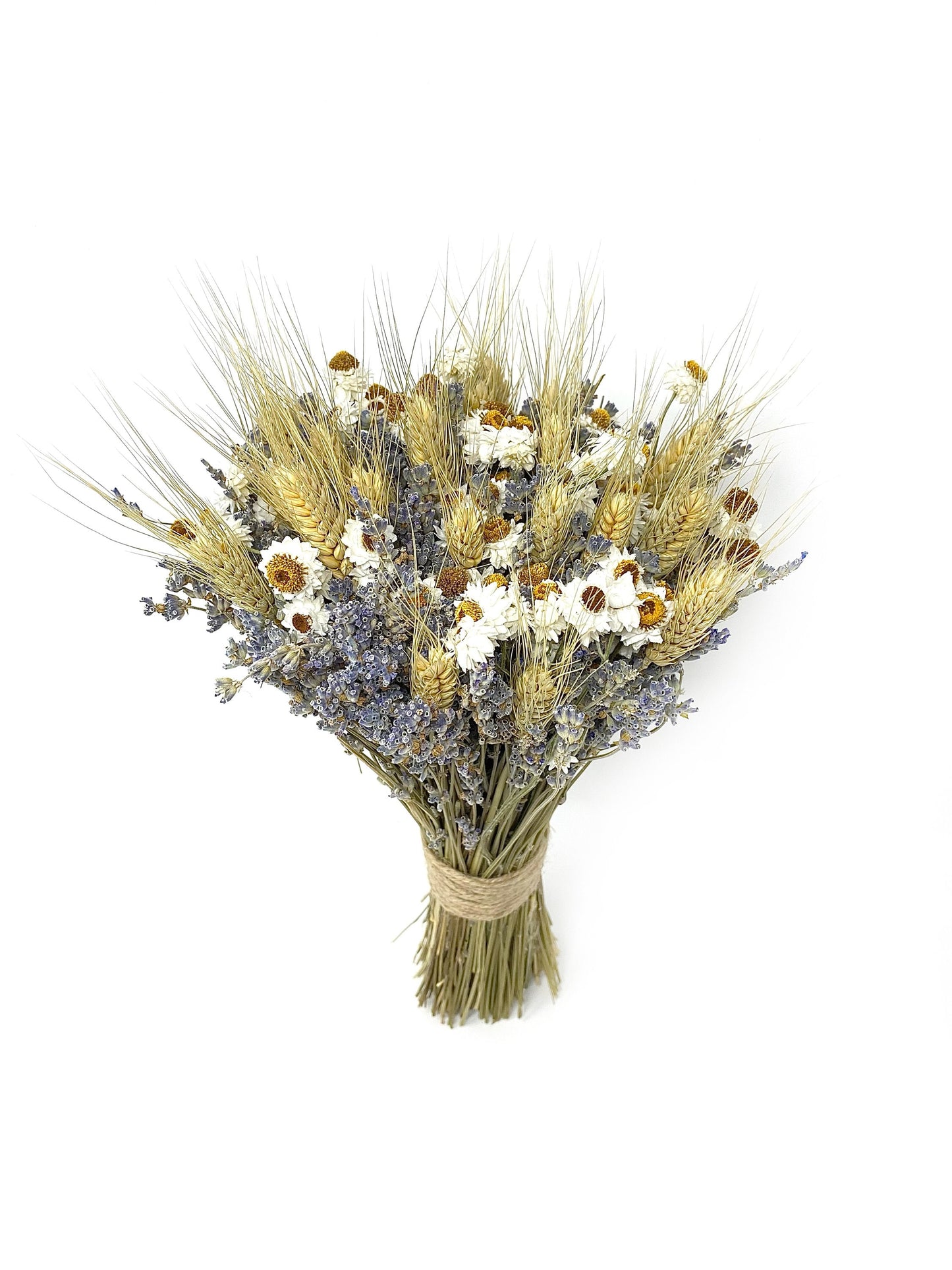 Wedding Bouquet, Lavender, Wheat, Country, Rustic, Bridal, Ammobium, Preserved Flowers, Dried Flower Bouquet, Summer