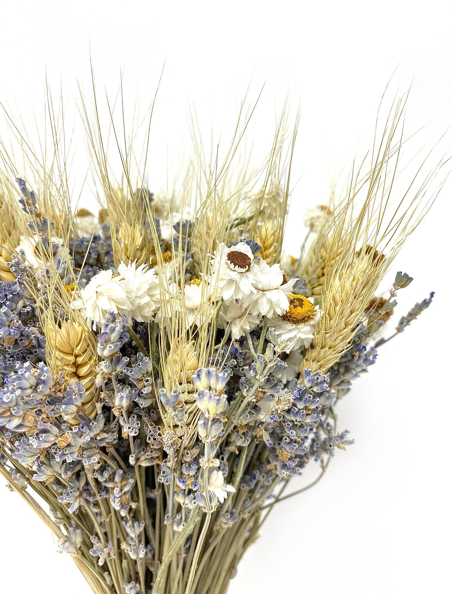 Wedding Bouquet, Lavender, Wheat, Country, Rustic, Bridal, Ammobium, Preserved Flowers, Dried Flower Bouquet, Summer