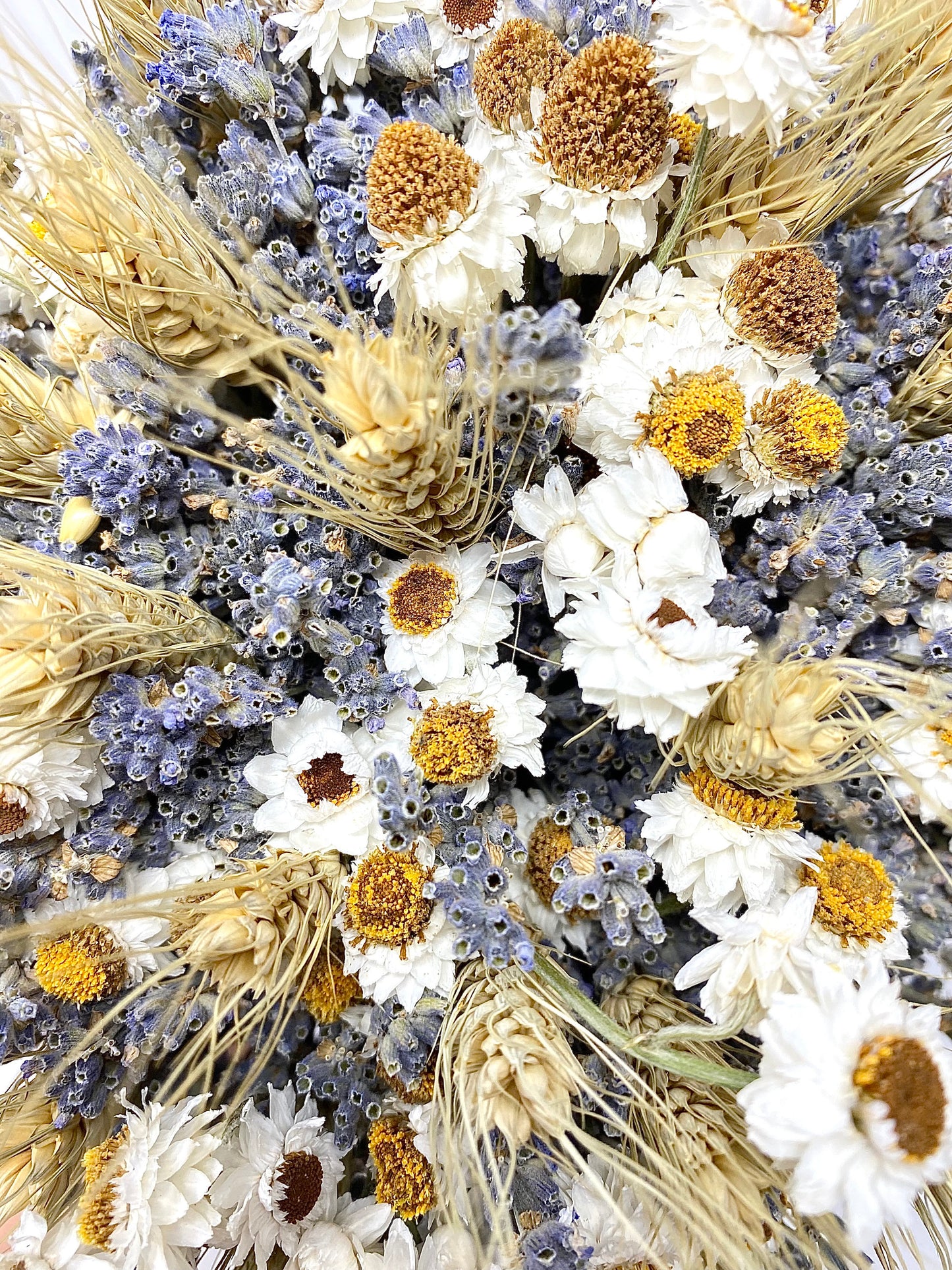 Wedding Bouquet, Lavender, Wheat, Country, Rustic, Bridal, Ammobium, Preserved Flowers, Dried Flower Bouquet, Summer