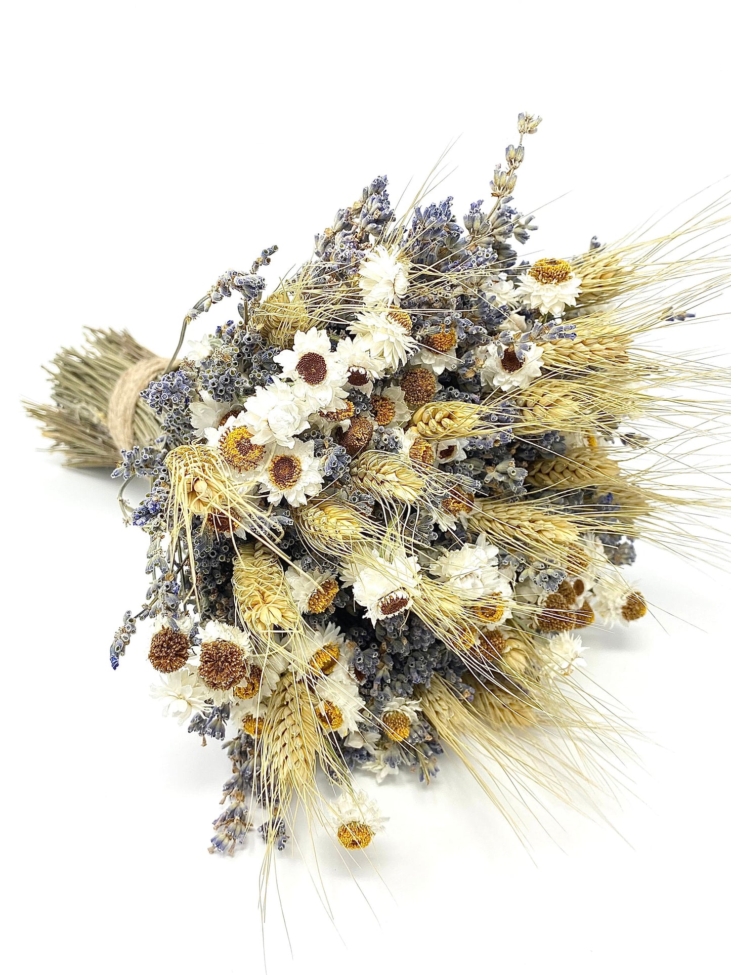 Wedding Bouquet, Lavender, Wheat, Country, Rustic, Bridal, Ammobium, Preserved Flowers, Dried Flower Bouquet, Summer