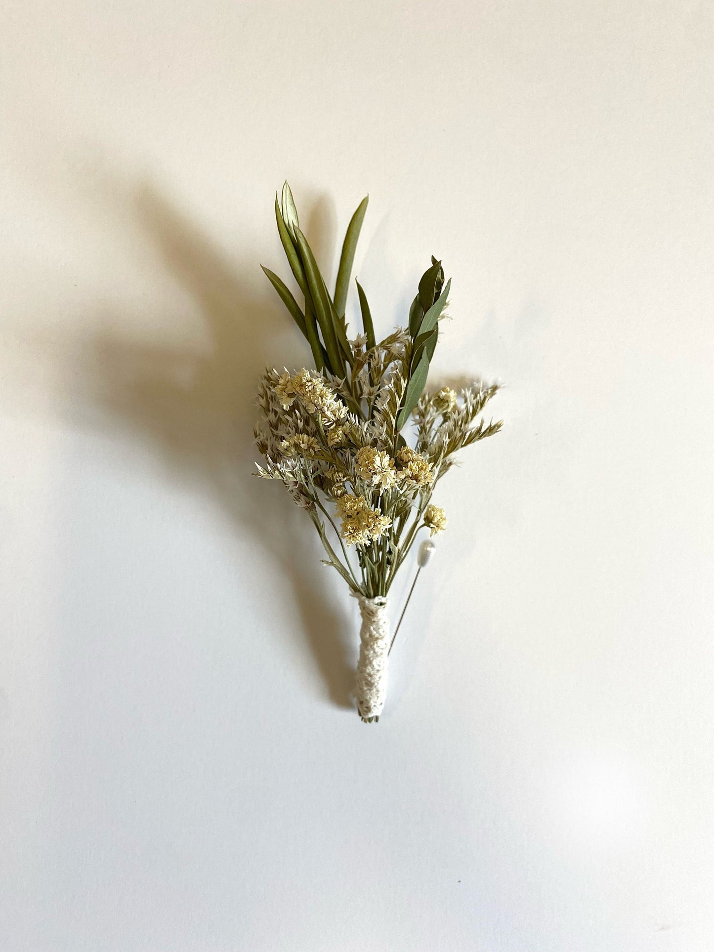 White Green Wedding Bouquet, Tear Drop Eucalyptus, Olive Branches, Fairy, Light, Clean, Earthy, Whimsical, Forest, Decor, Hairpins, Haircomb