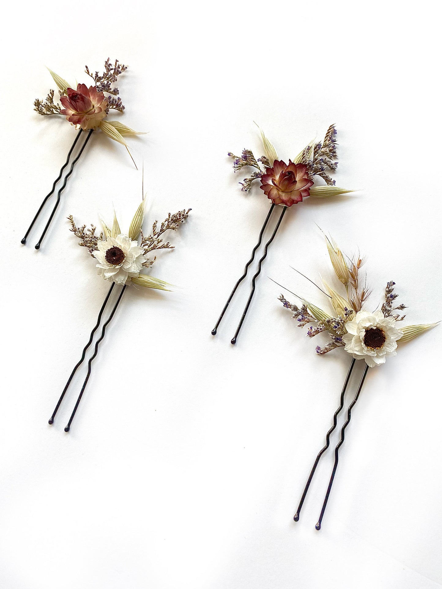 Hair Pins, Hair Comb, Wedding Accessory, Floral Comb, Preserved and Dried Flowers, Cute, Prom, Hair Accessory, Simple, Bridal,