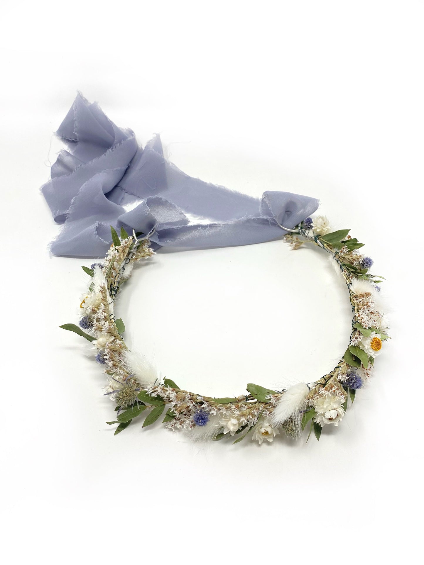 Wedding Bouquet, Dried Flowers, Preserved Floral, Rustic, Ammobium, bunny tails, Bridal, Winter, Throw Bouquet, Spring, Blue and White