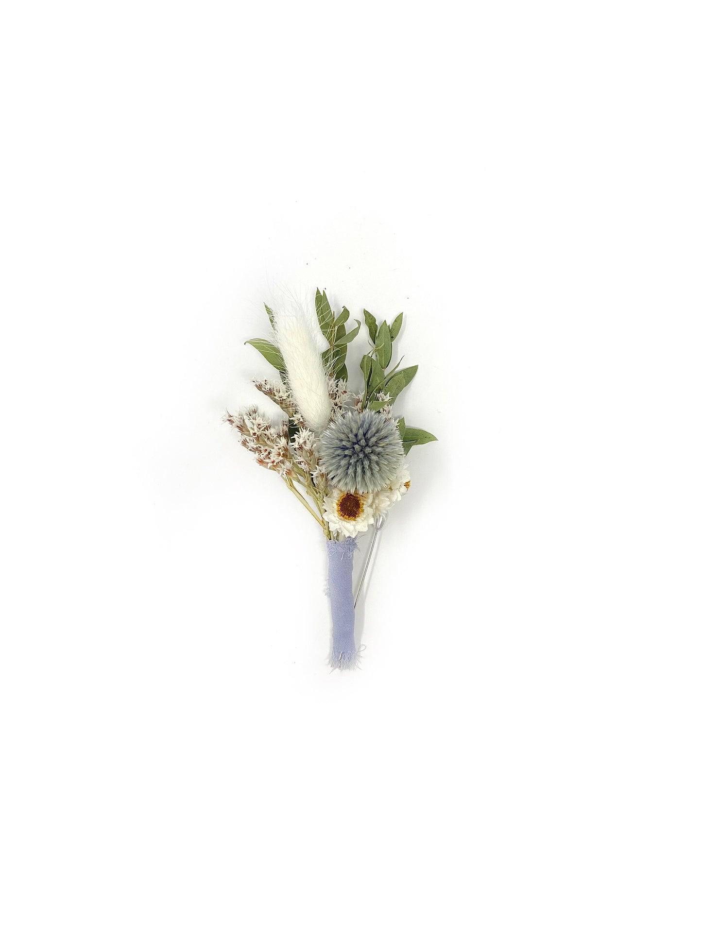 Wedding Bouquet, Dried Flowers, Preserved Floral, Rustic, Ammobium, bunny tails, Bridal, Winter, Throw Bouquet, Spring, Blue and White