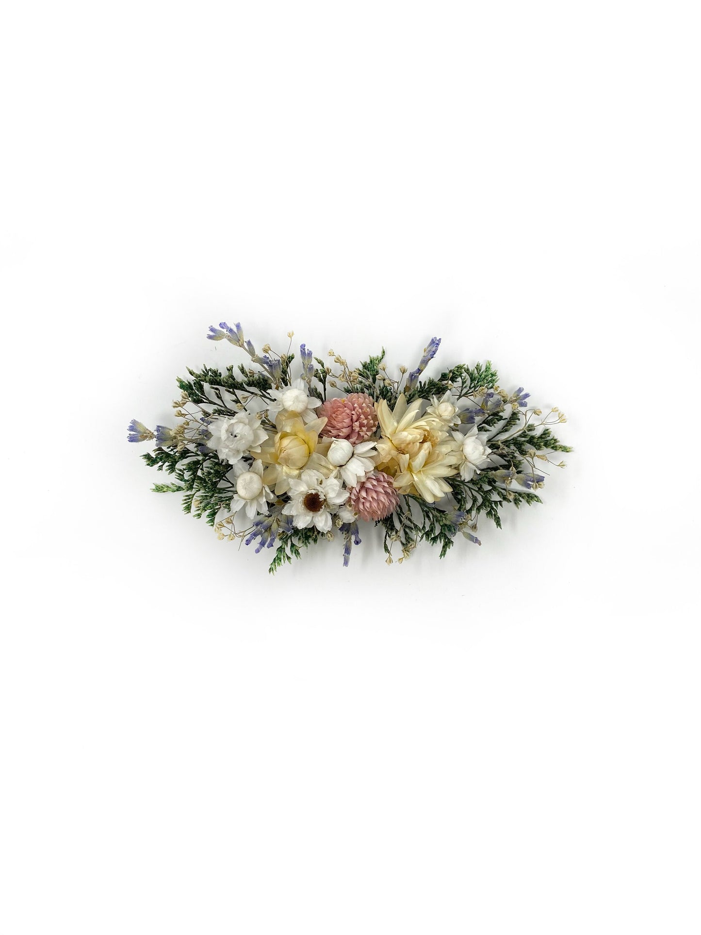 Hair Comb, Hair Pins, Dried flowers, Preserved, Floral Comb, Hair Clip Accessories, Wedding Accessory, Simple, Fairy, Spring, Prom, Bridal