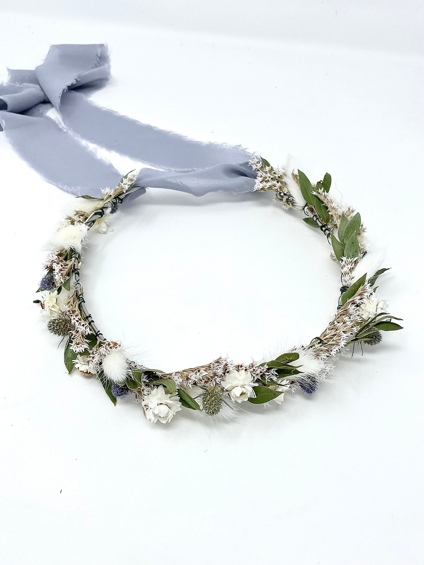 Hair Comb, Winter Hair Pins, Dried flowers, Preserved, Floral Comb, Clip, Wedding, Corsage, Prom, Bridal, Blue, White, Green, Summer