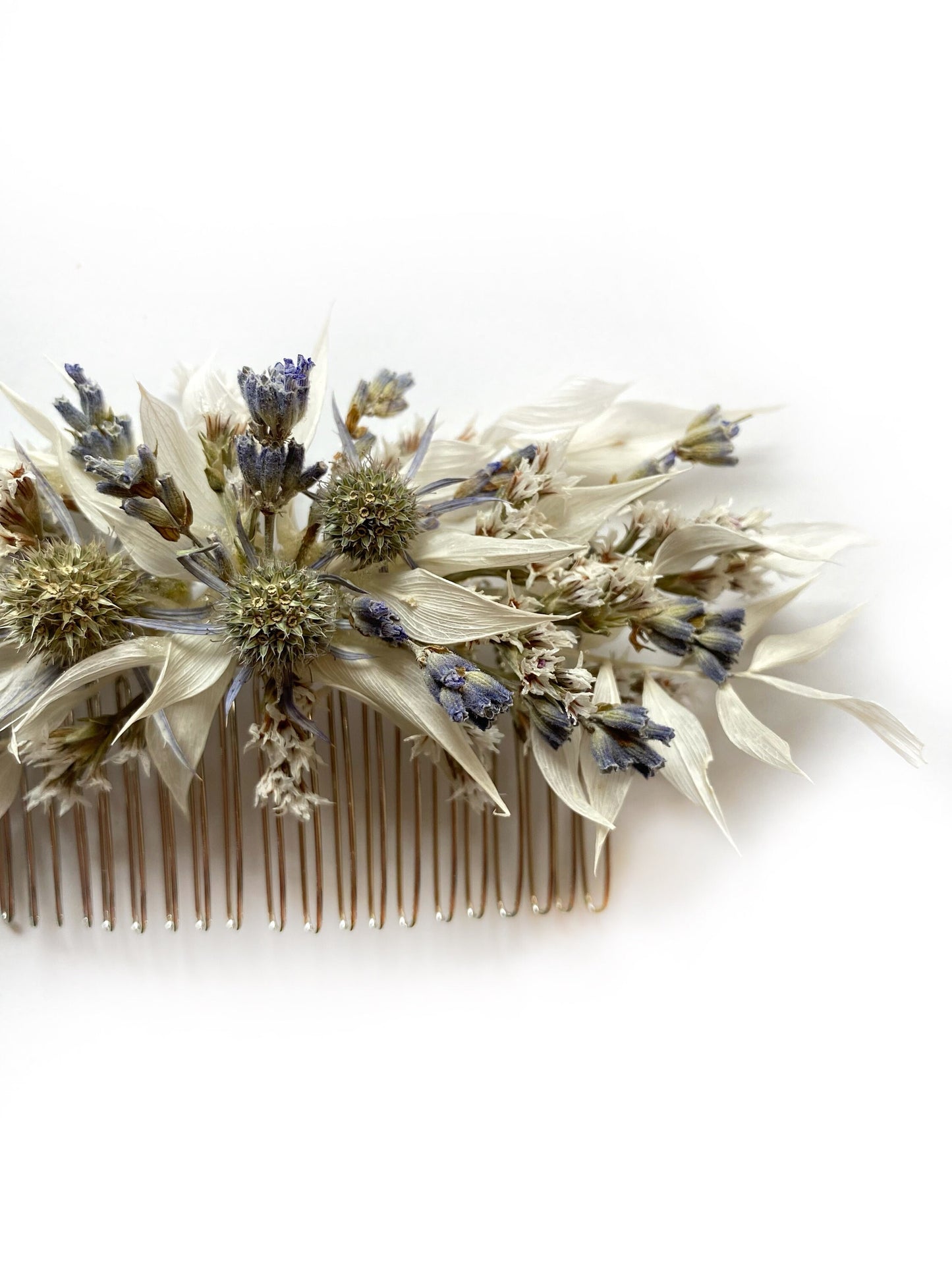 Hair Comb, Hair Pins, Dried flowers, Preserved, Floral Comb, Hair Clip Accessories, Wedding Accessory, Simple, Wedding Corsage, Prom, Winter
