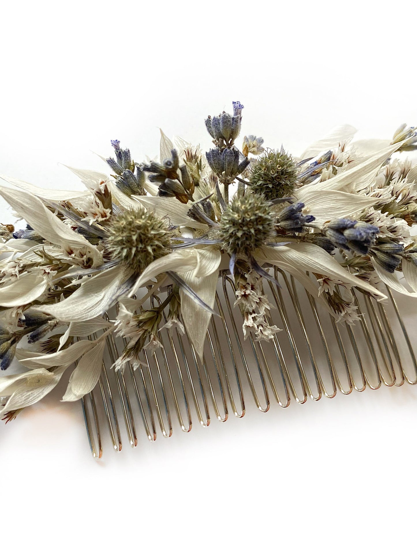 Hair Comb, Hair Pins, Dried flowers, Preserved, Floral Comb, Hair Clip Accessories, Wedding Accessory, Simple, Wedding Corsage, Prom, Winter