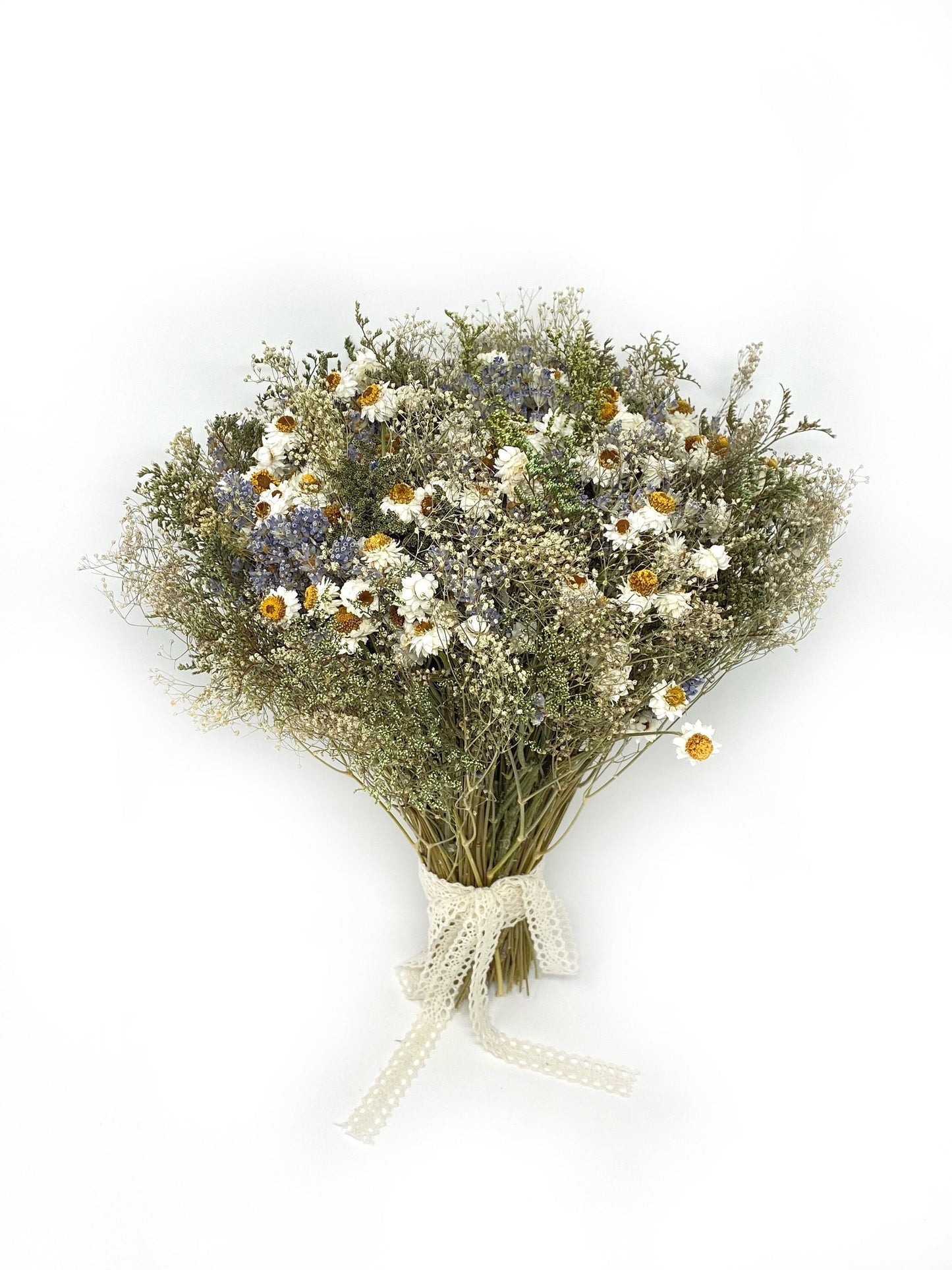 Wedding Bouquet, Fall Decor, Throw bouquet, Natural, Lavender, Ammobium, Caspia, Babies Breath, House Decoration, Dried Flowers, Natural