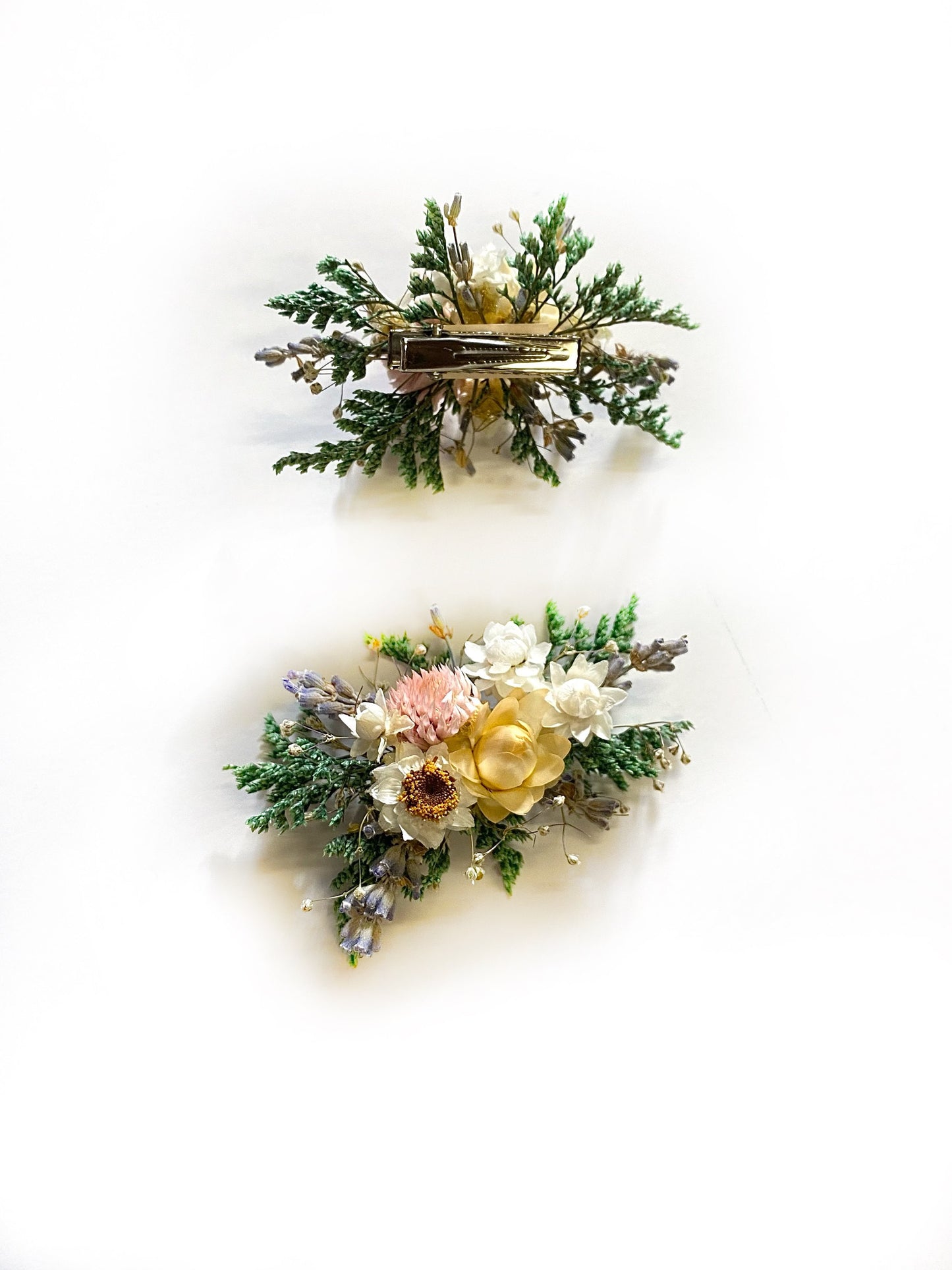 Hair Comb, Hair Pins, Dried flowers, Preserved, Floral Comb, Hair Clip Accessories, Wedding Accessory, Simple, Fairy, Spring, Prom, Bridal