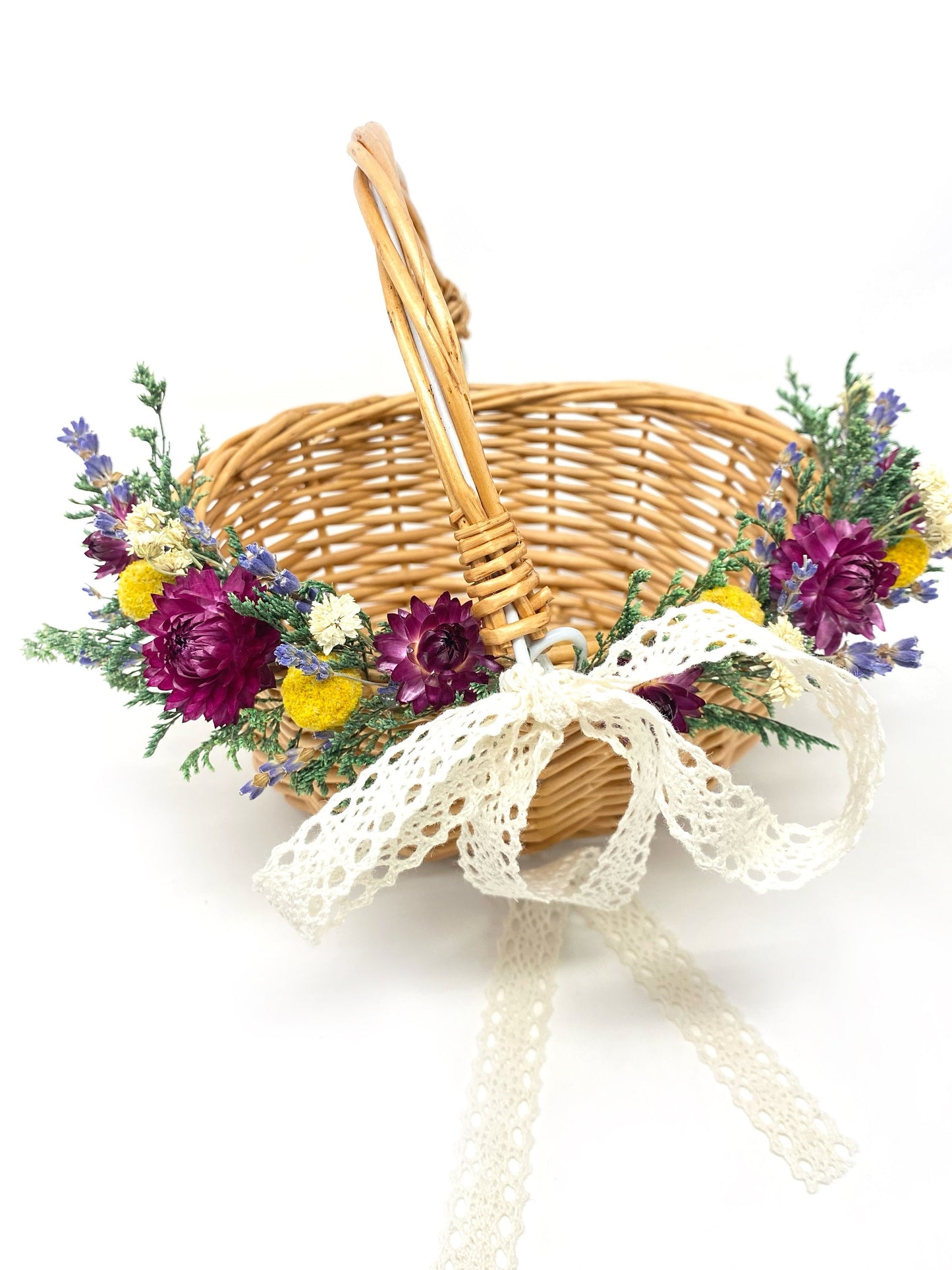 Hair Comb, Summer Hair Pins, Dried flowers, Preserved, Floral Comb, Clip, Wedding, Corsage, Prom, Bridal, Purple, White, Yellow, Green